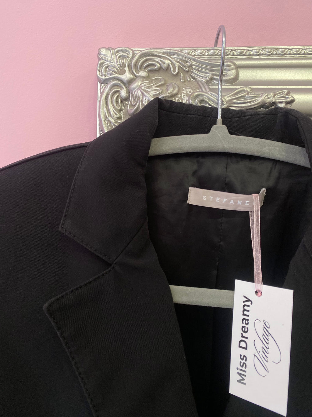 Stefanel black blazer