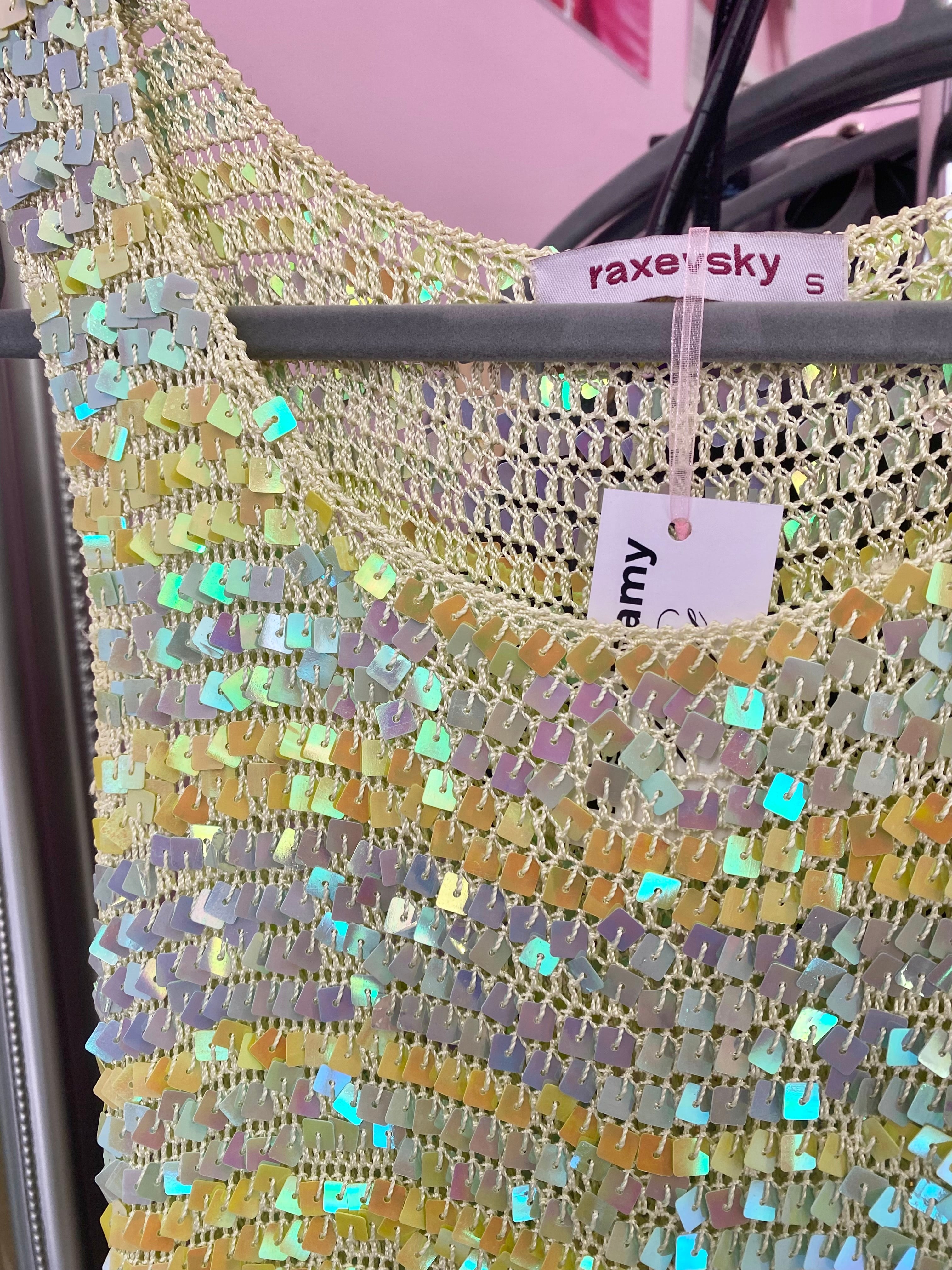 Sparkling Ibiza sequin top