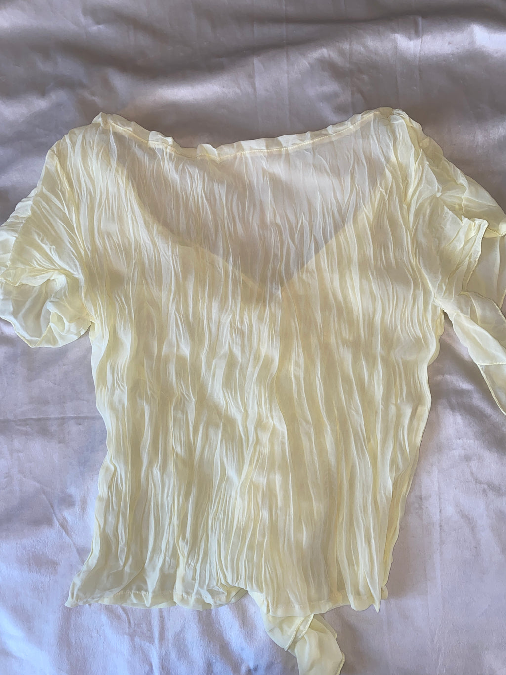 Vintage yellow fairy blouse