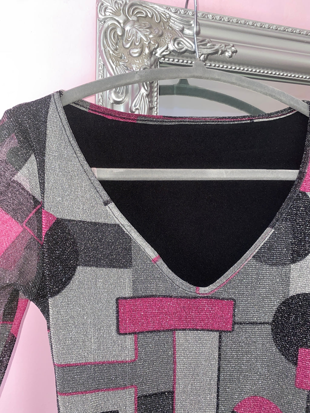 Sparkly long sleeve top