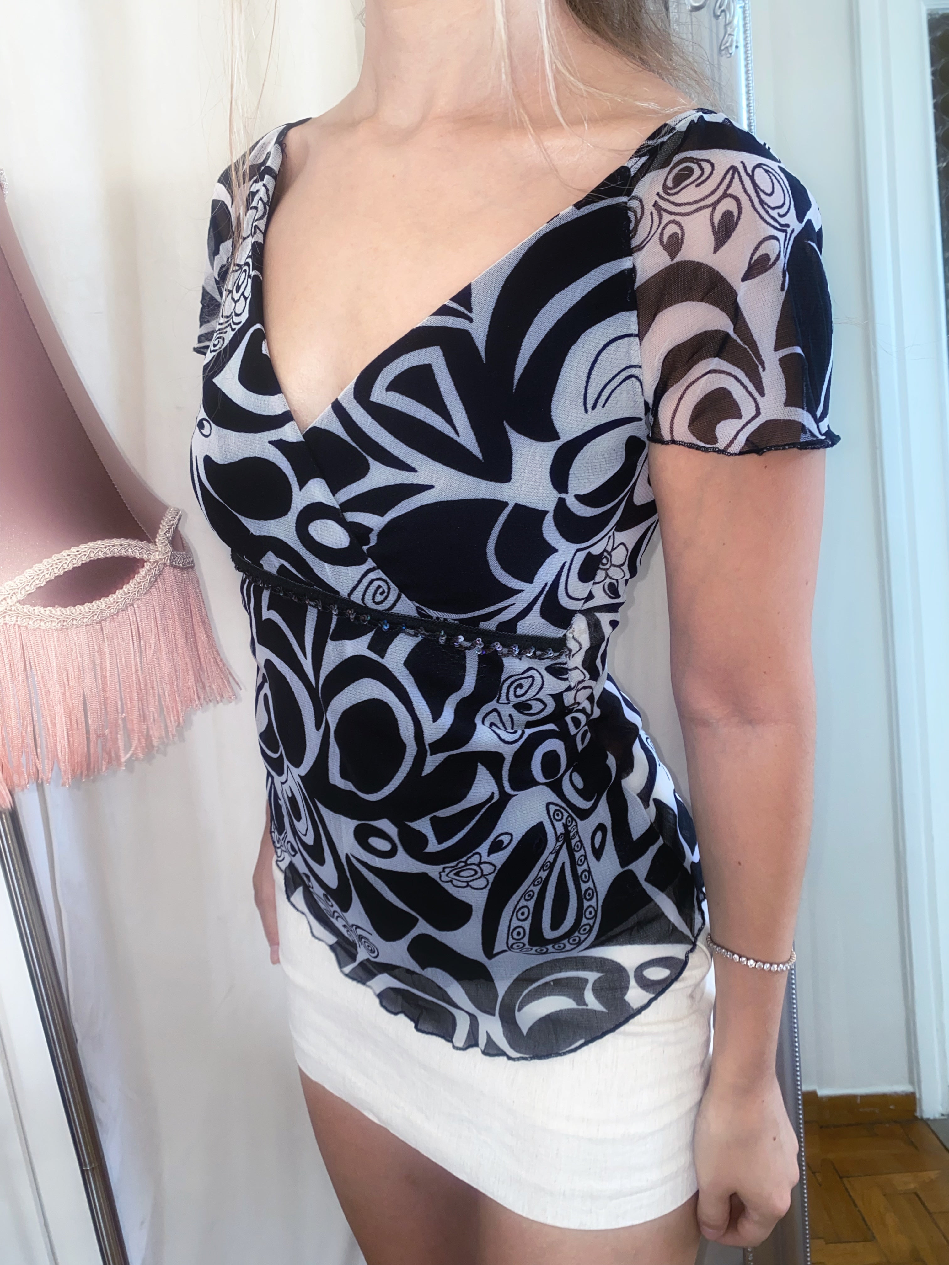 2000s Coquette darling top