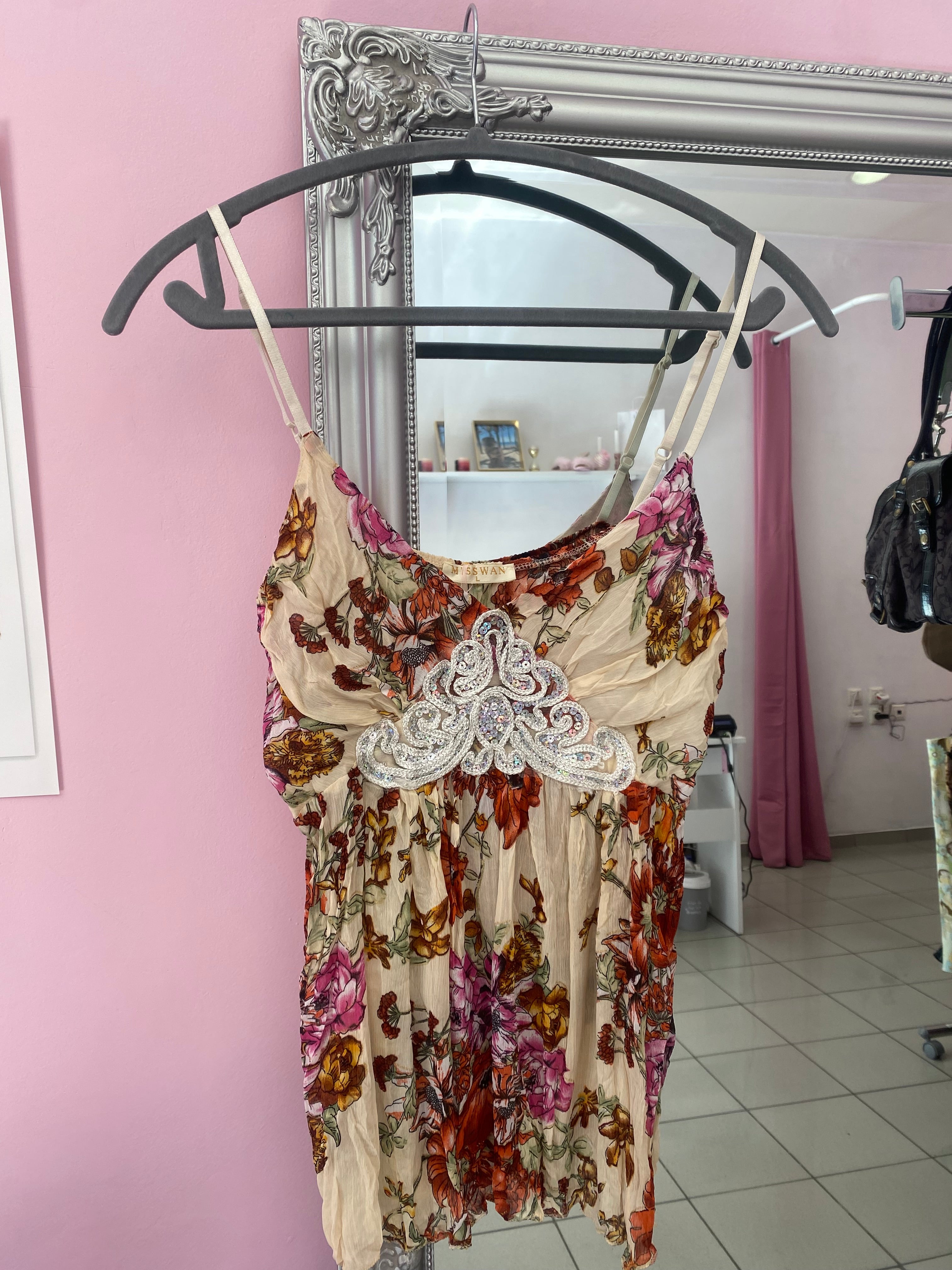 Floral summer cami top