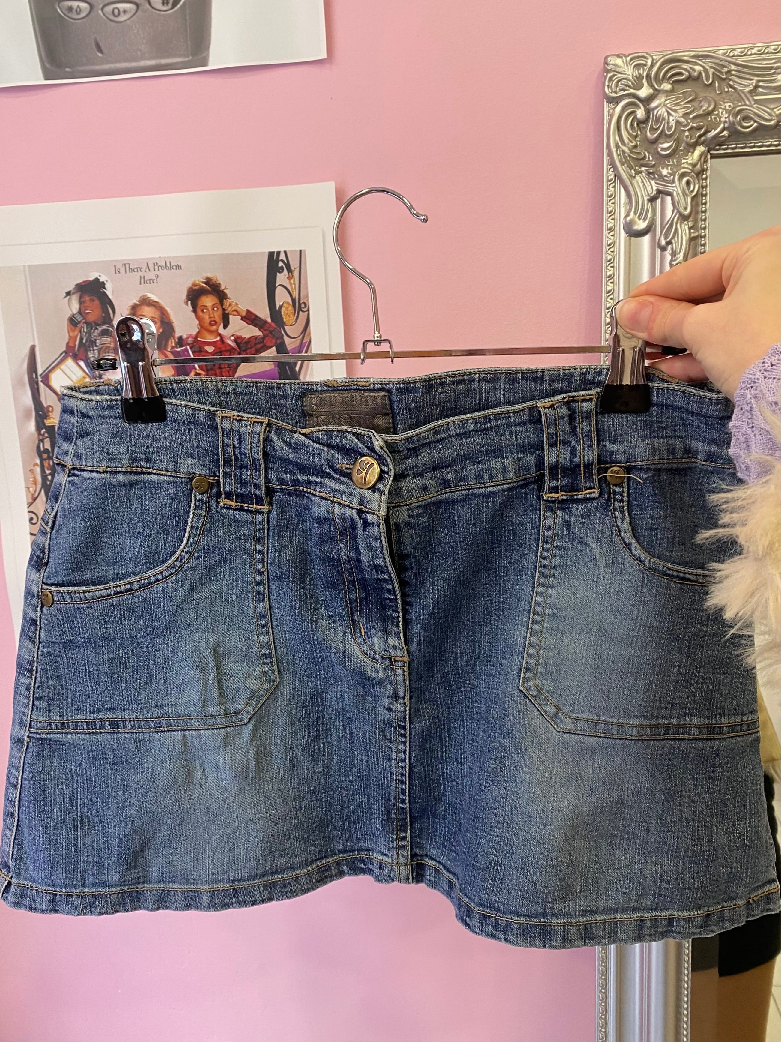 Lolita denim mini skirt