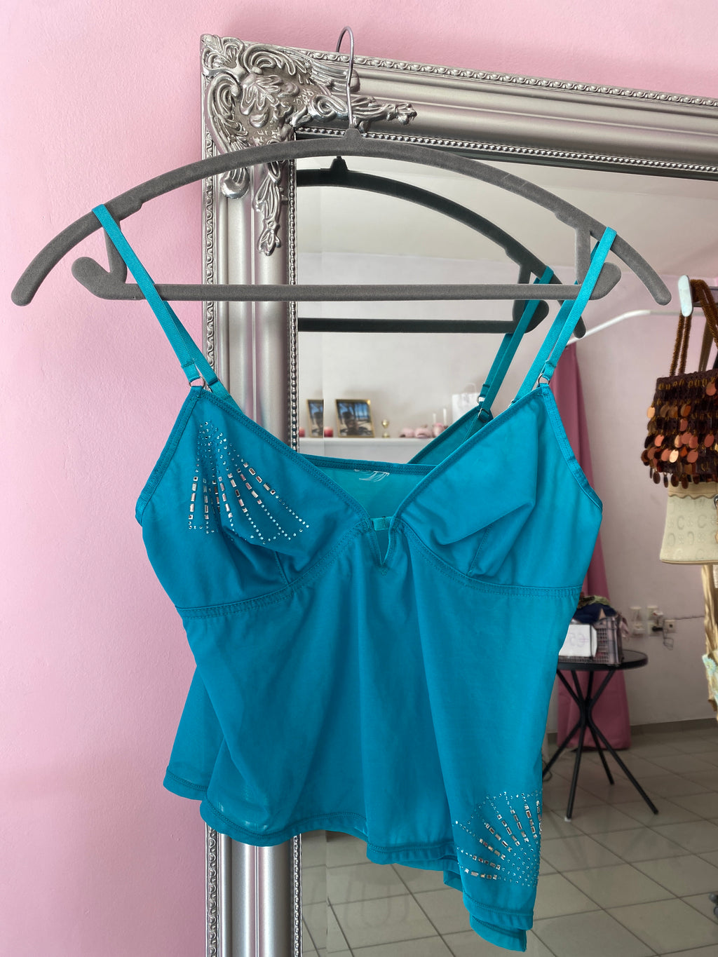 Y2K Mermaid cami top