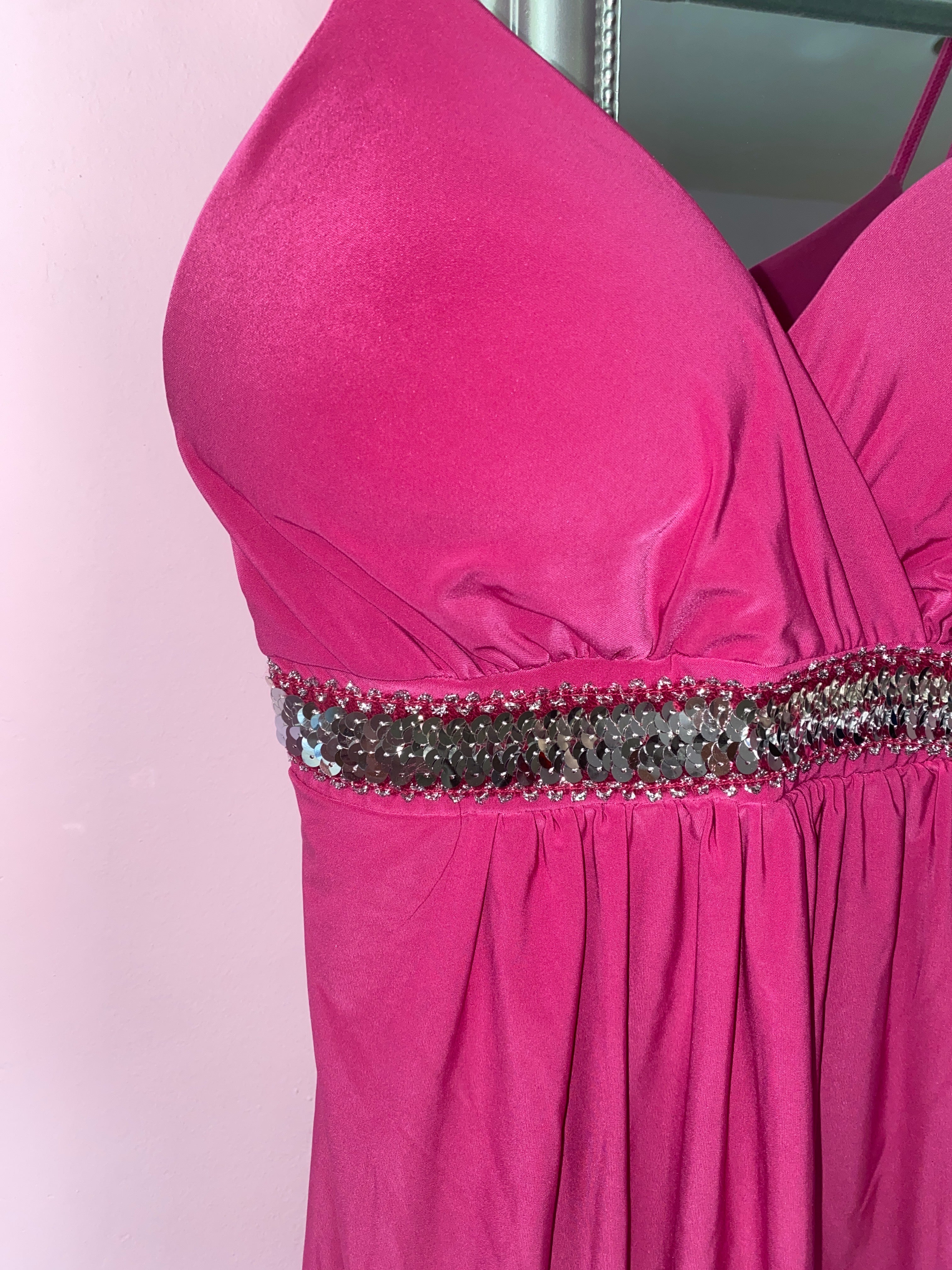Hot pink barbie cami top