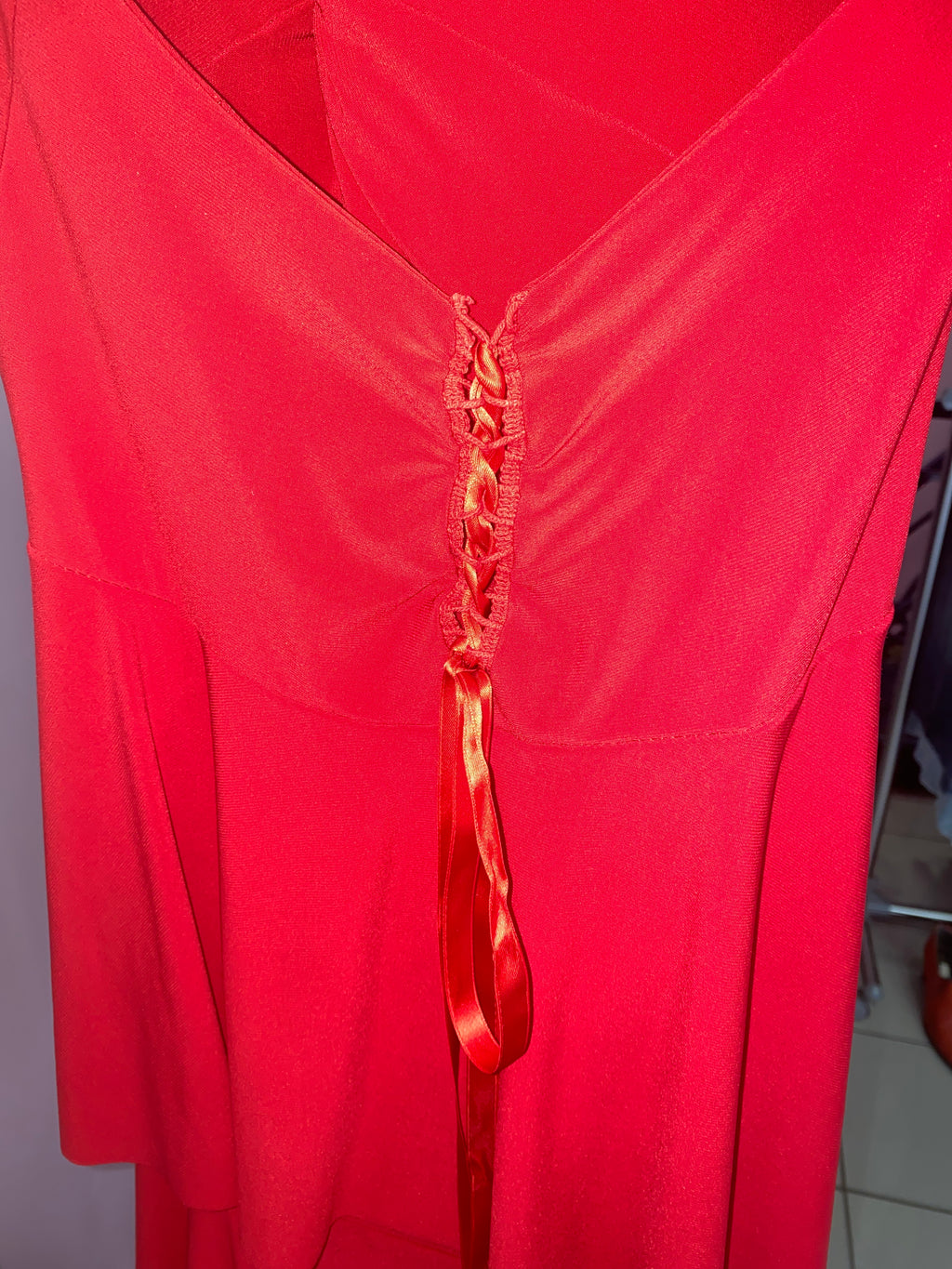 Red passionate dress