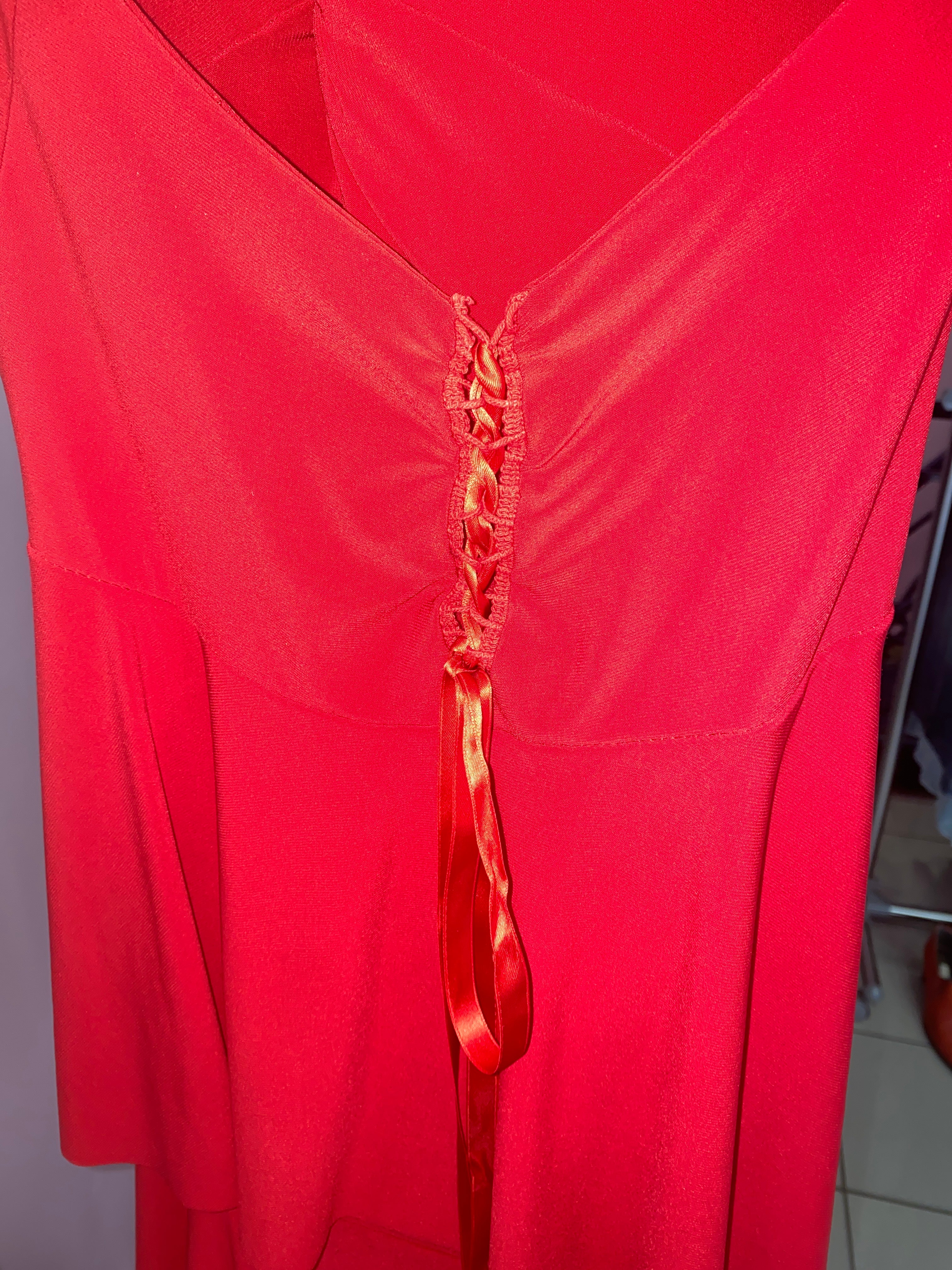Red passionate dress