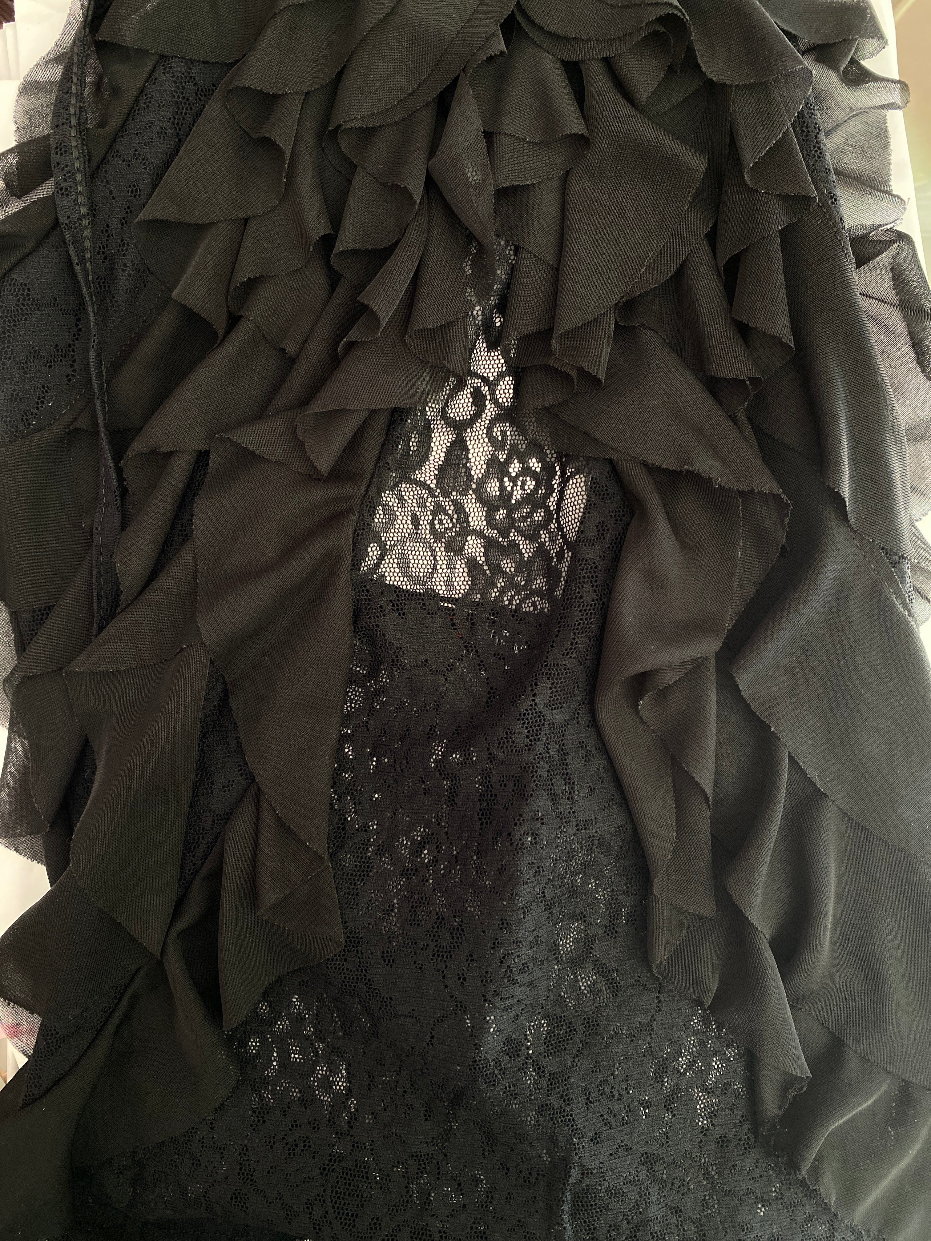 Ruffle lace top