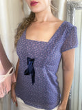 Vintage Lavender muse top
