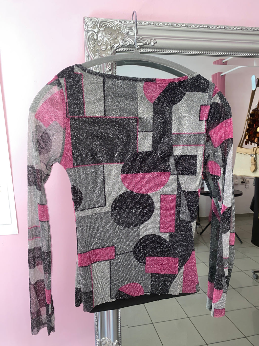 Sparkly long sleeve top