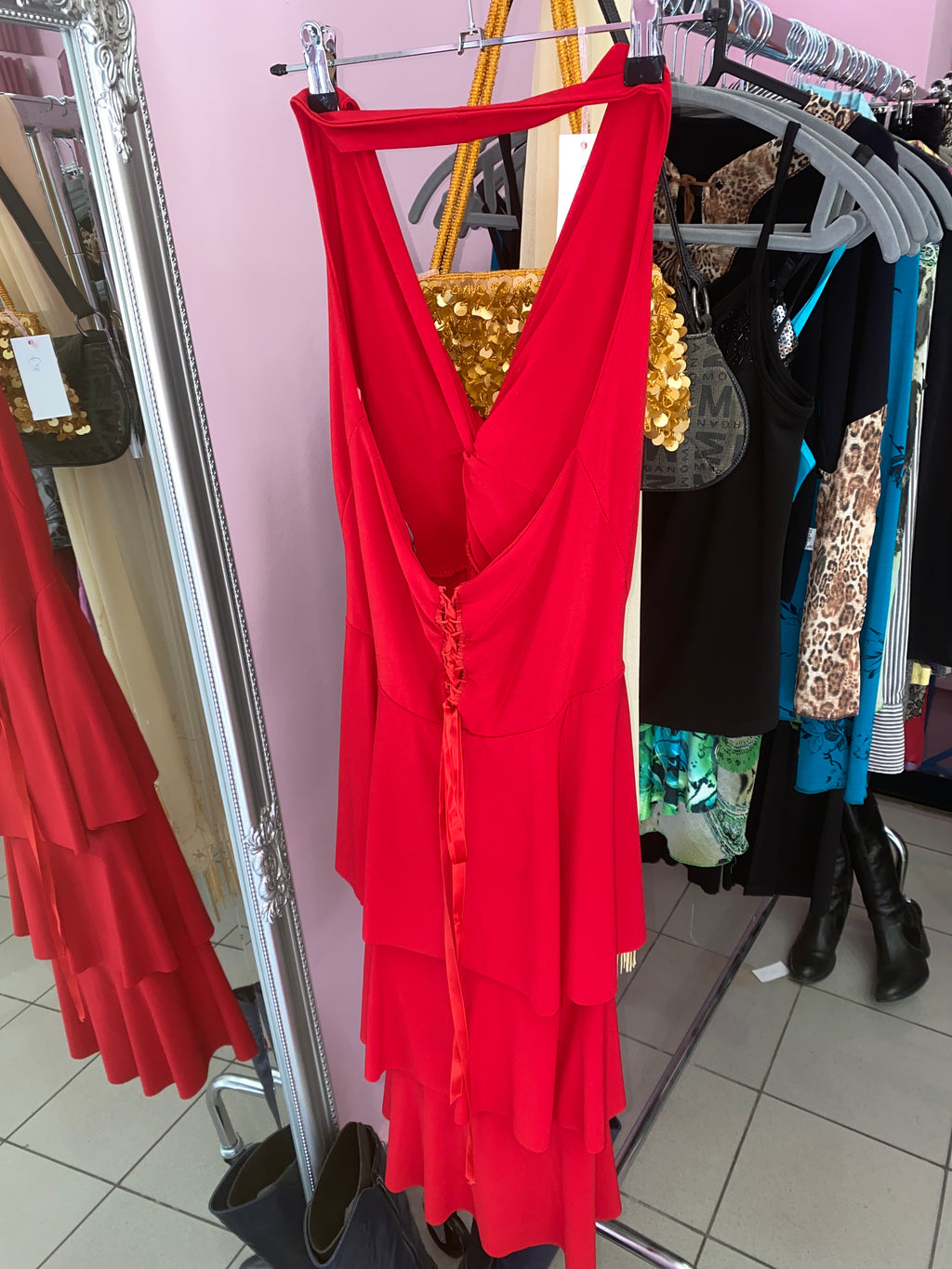 Red passionate dress