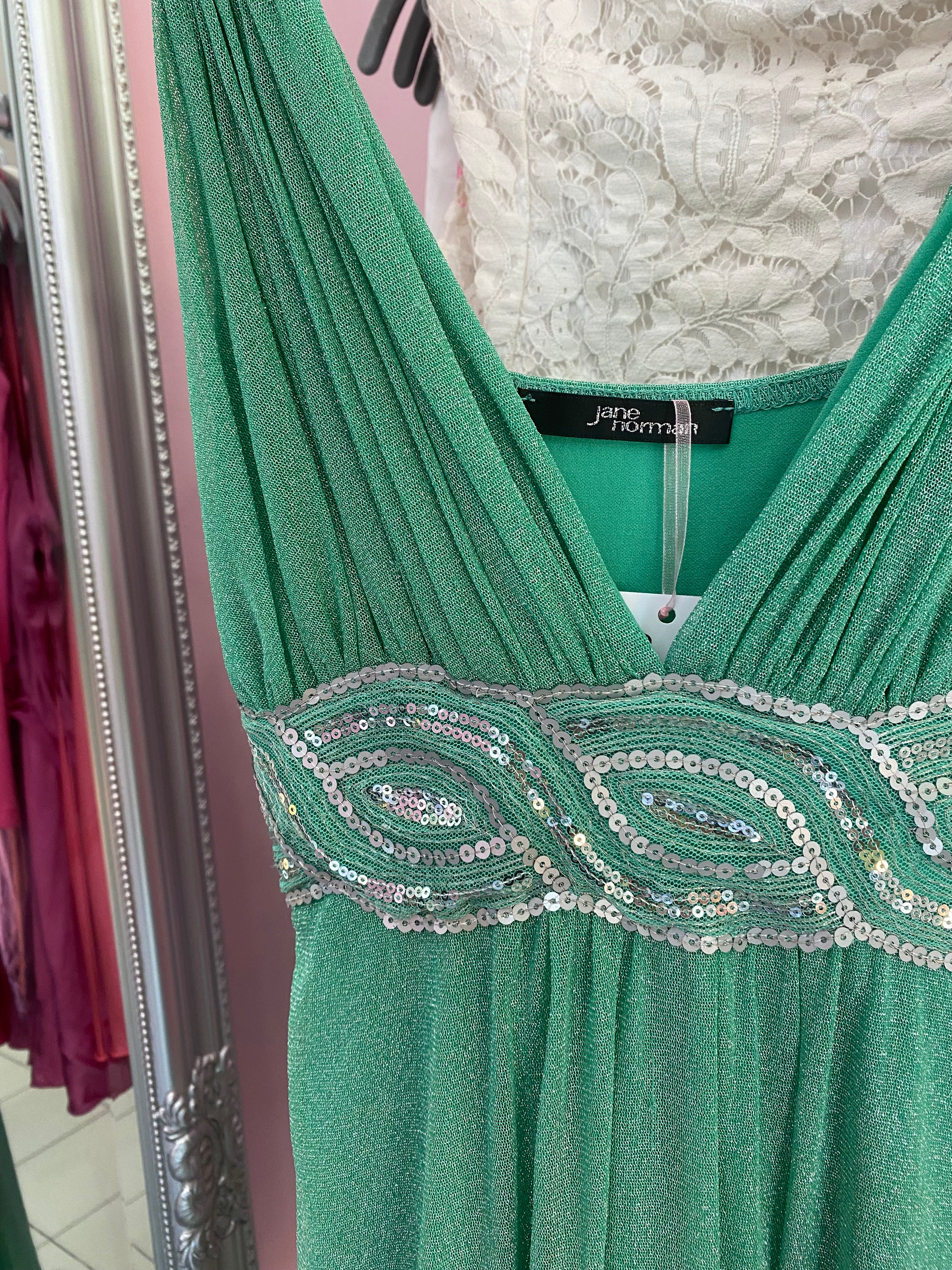 Turquoise sparkling princess dress