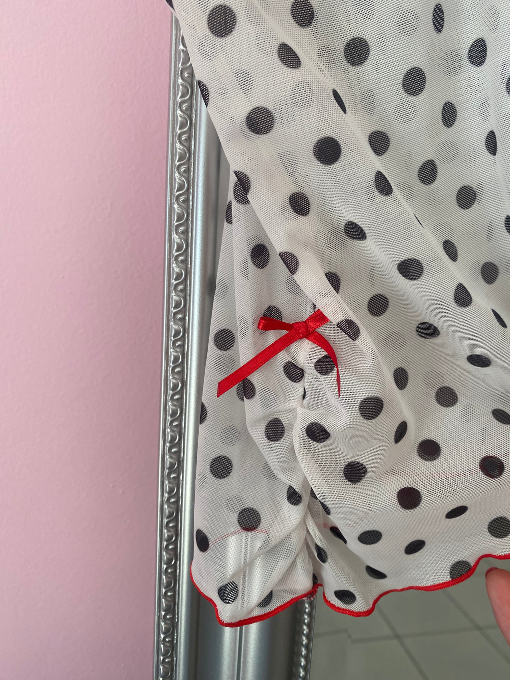 Polka dot cami top