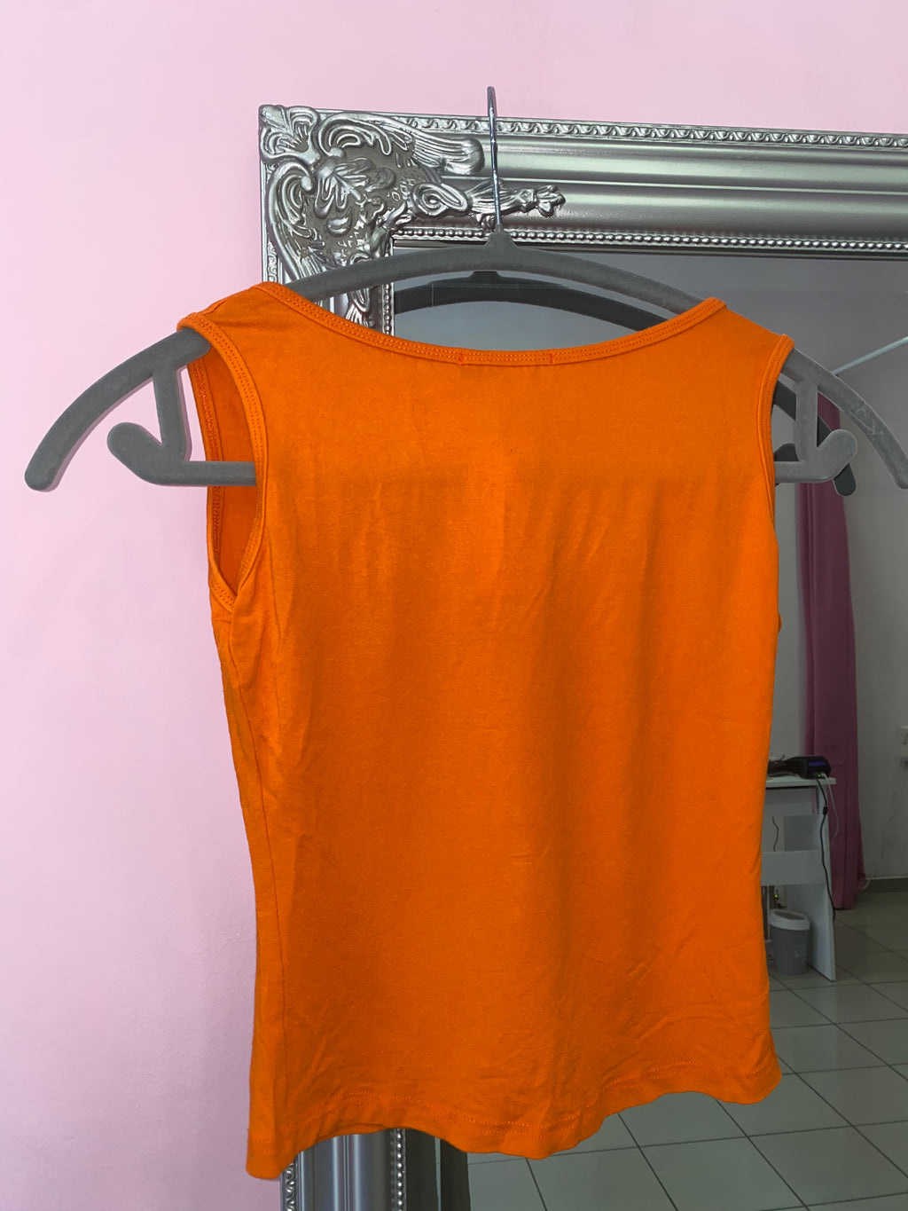 Orange Y2K tank top