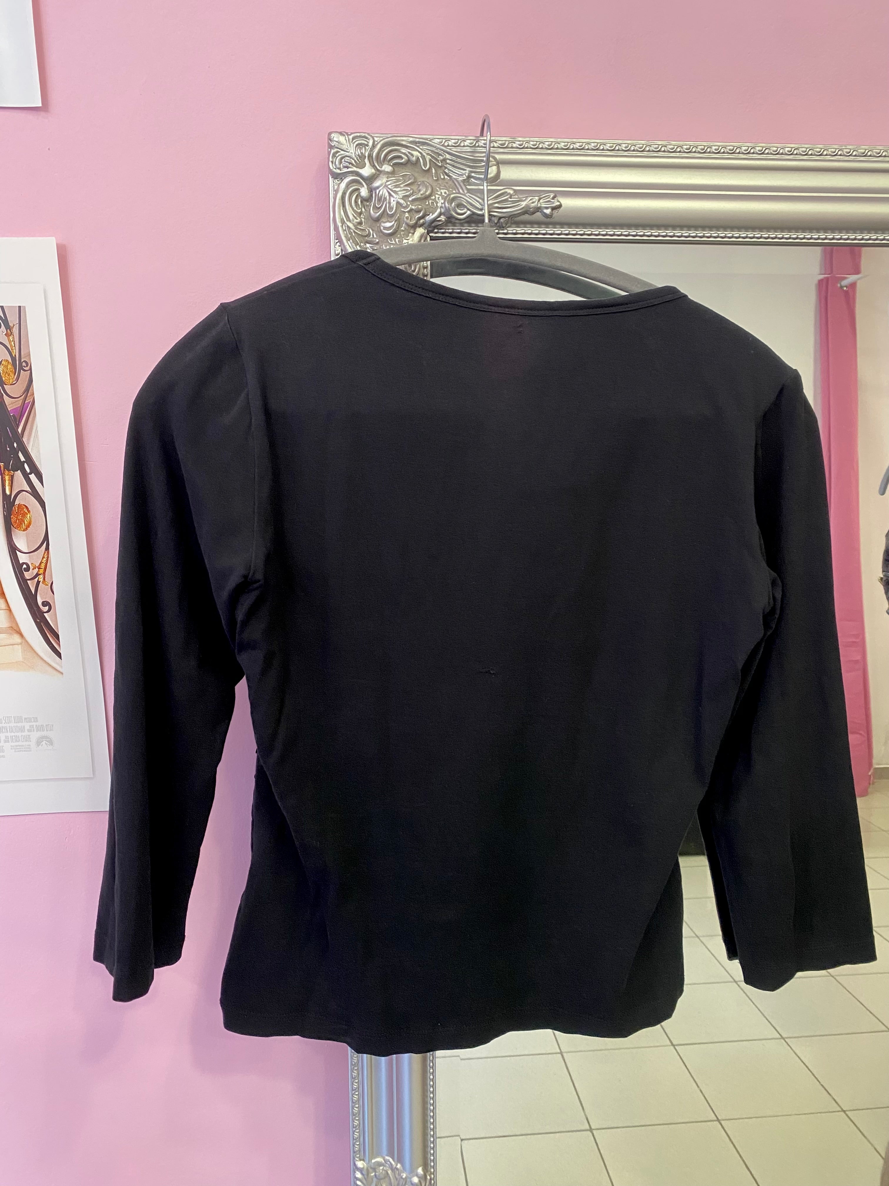 Galliano sequin long sleeve top