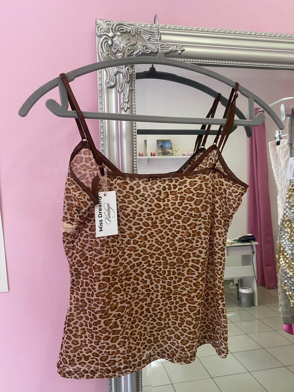 Leopard cami top