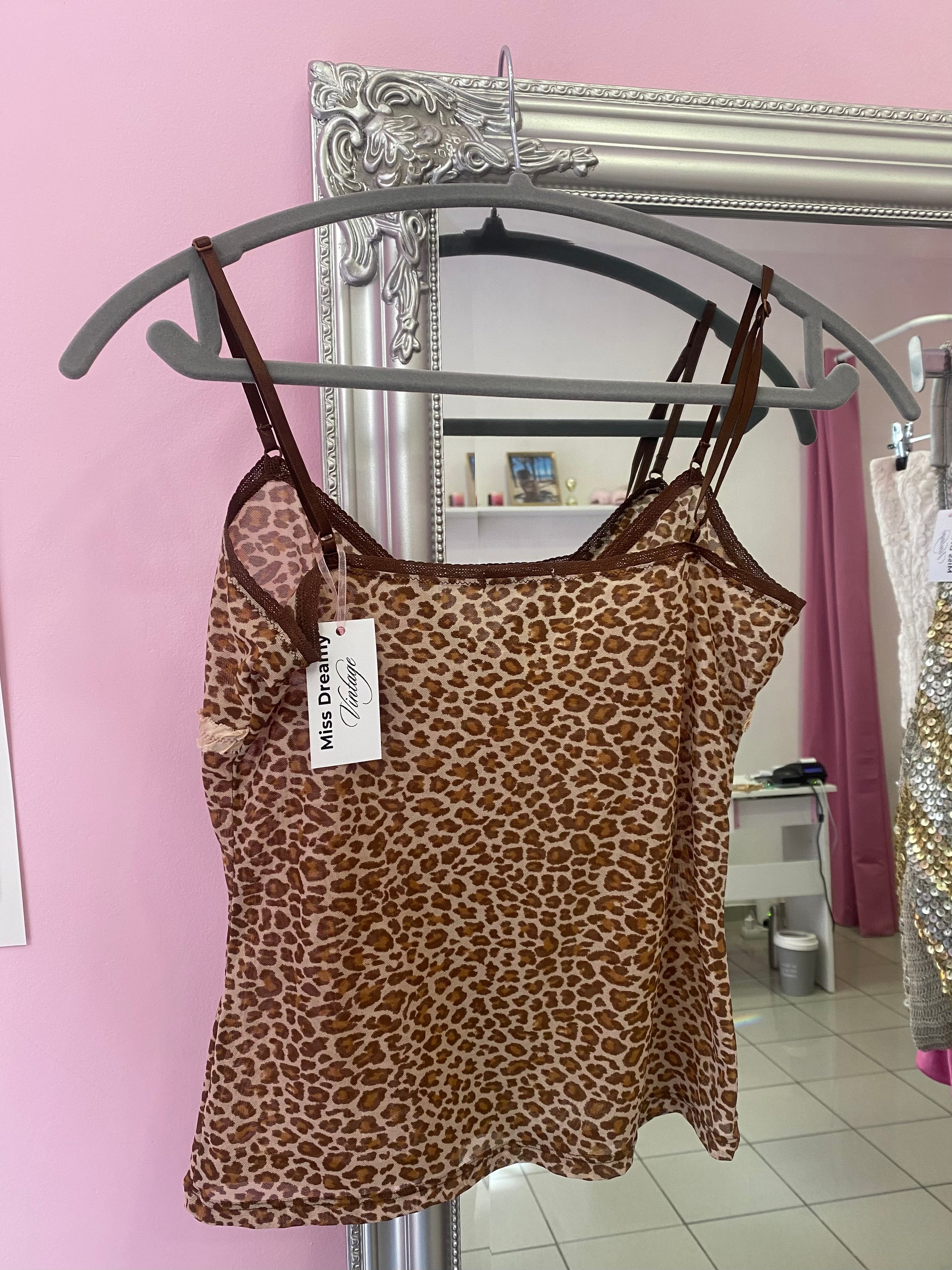 Leopard cami top