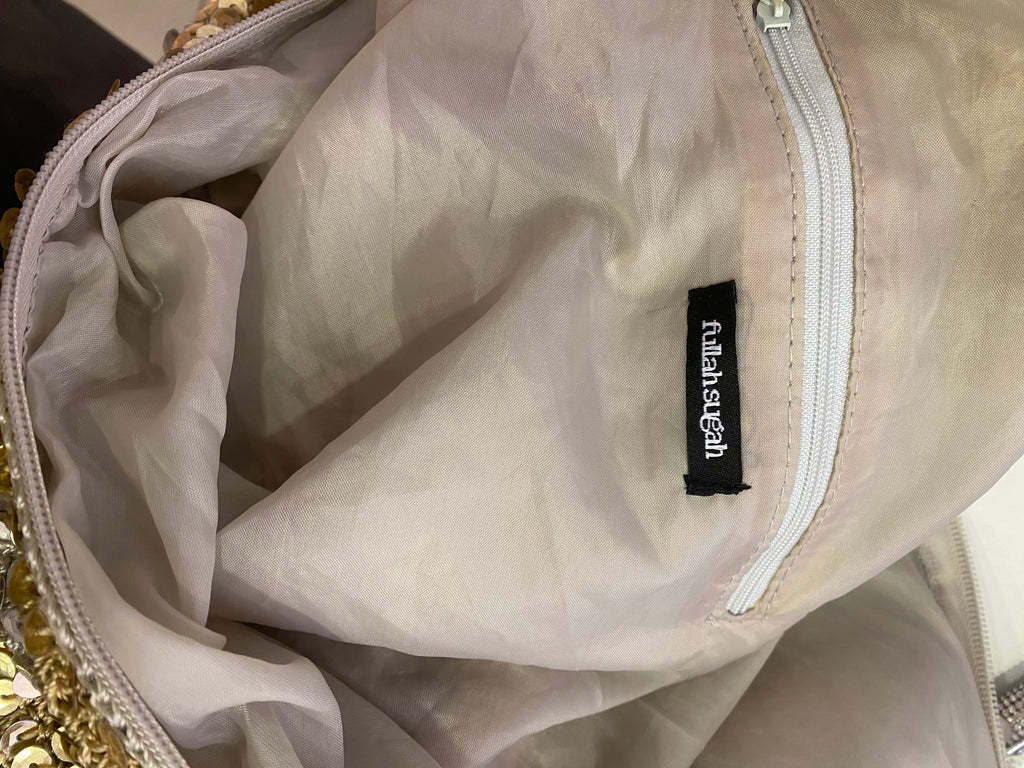 Sequin shoulder bag