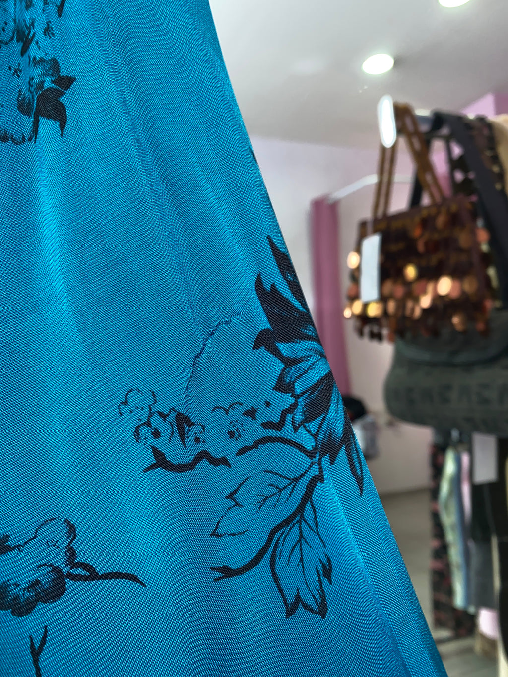 Blue 2000s style top