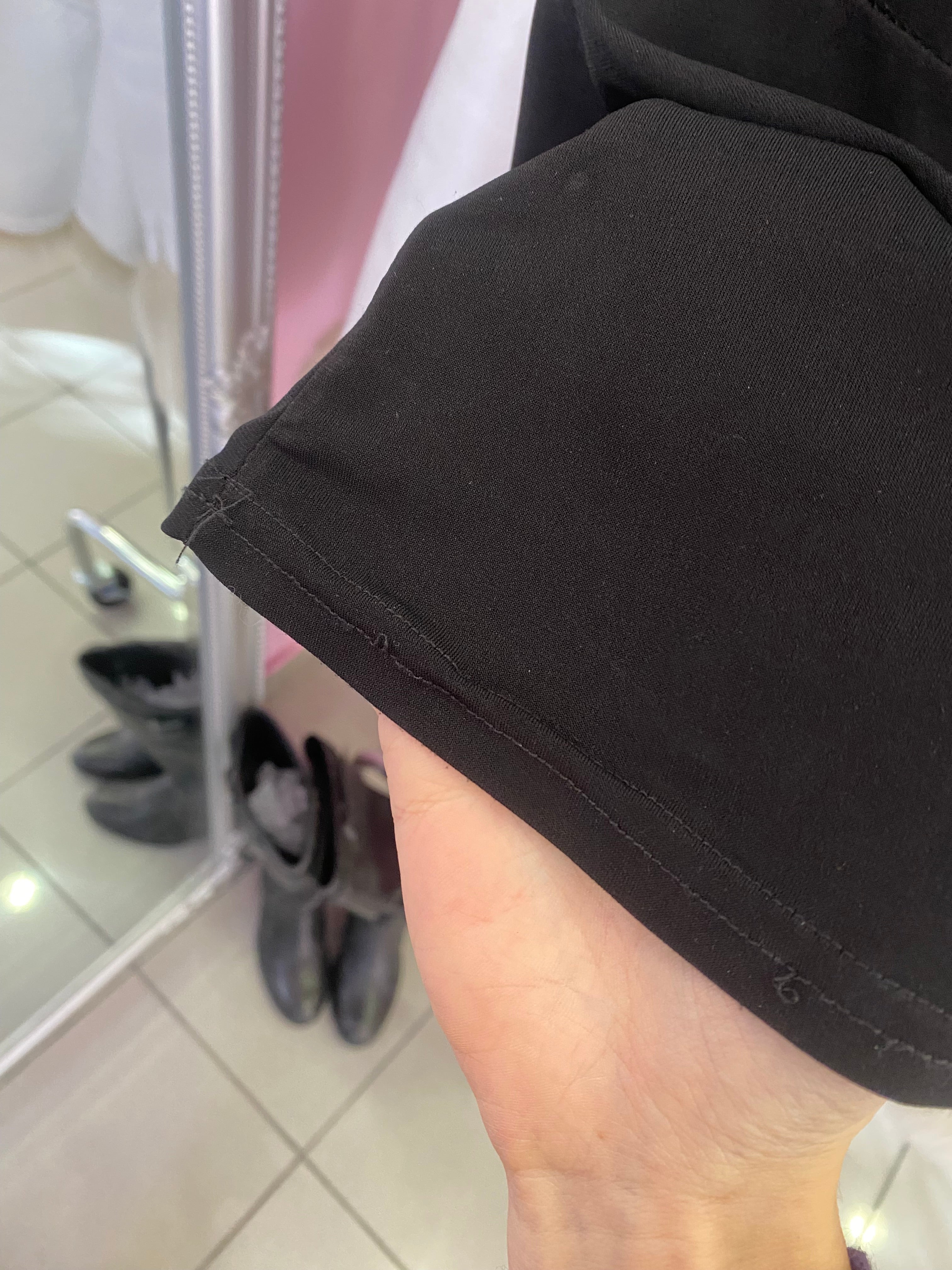 Black halter neck top