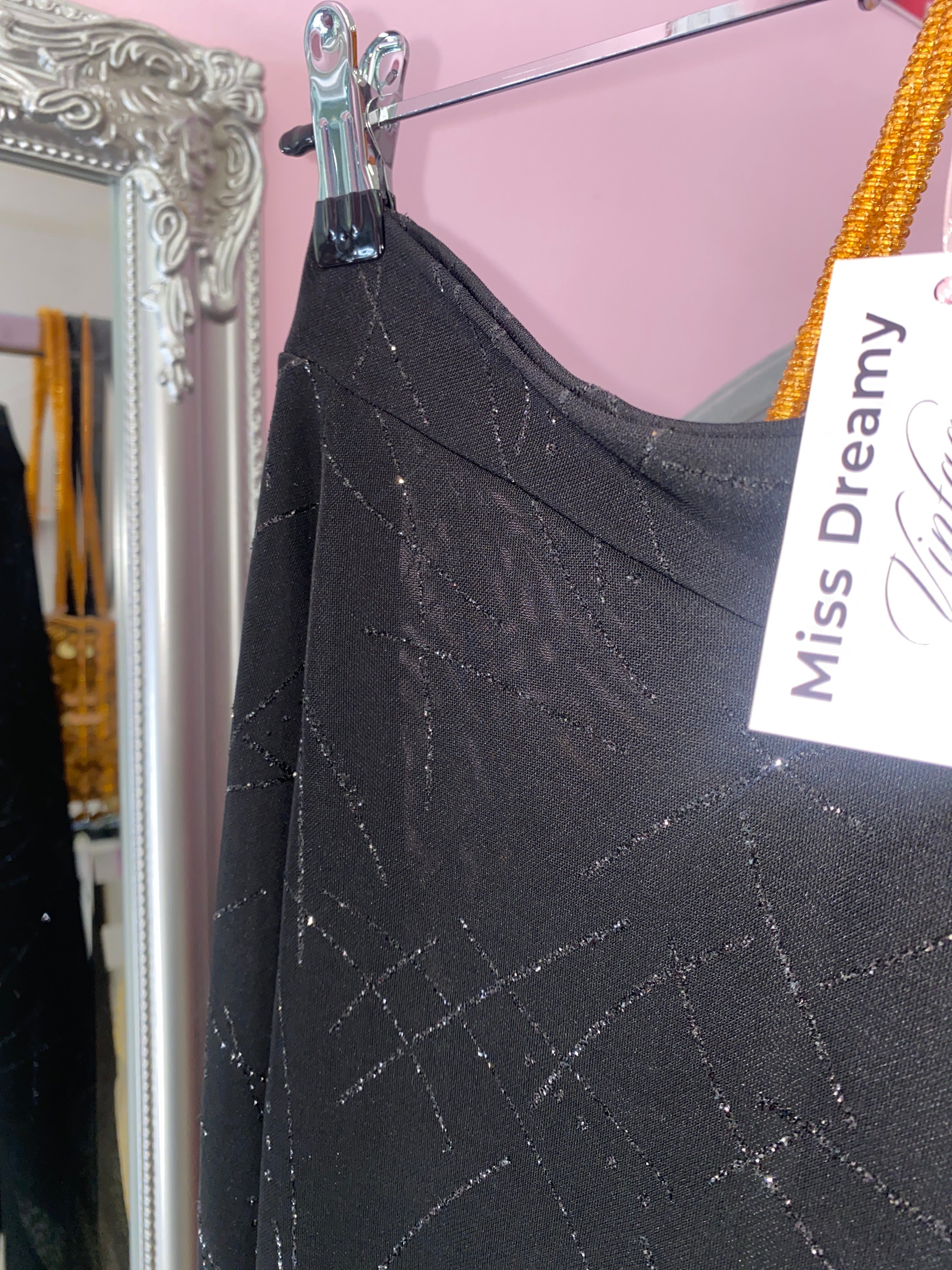 Sparkly off shoulder blouse
