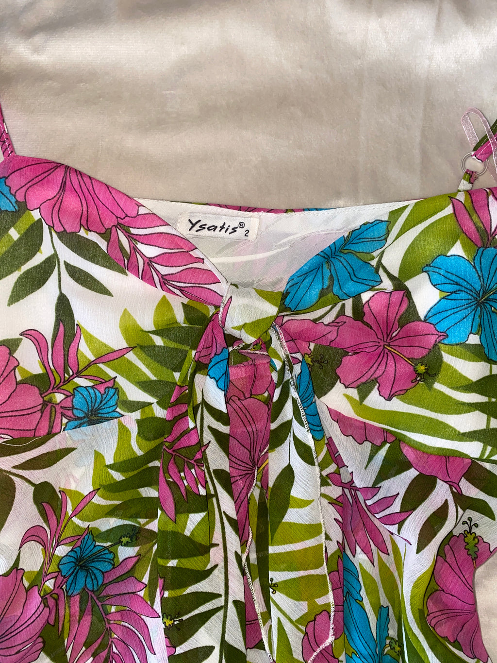 Vintage Floral Summer Top