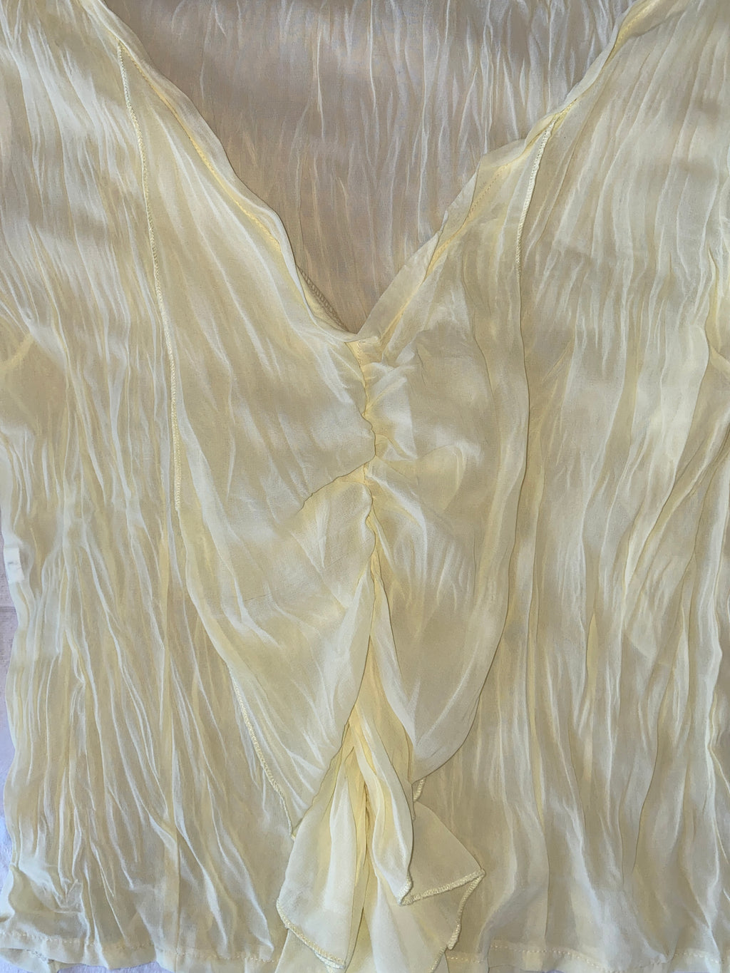 Vintage yellow fairy blouse
