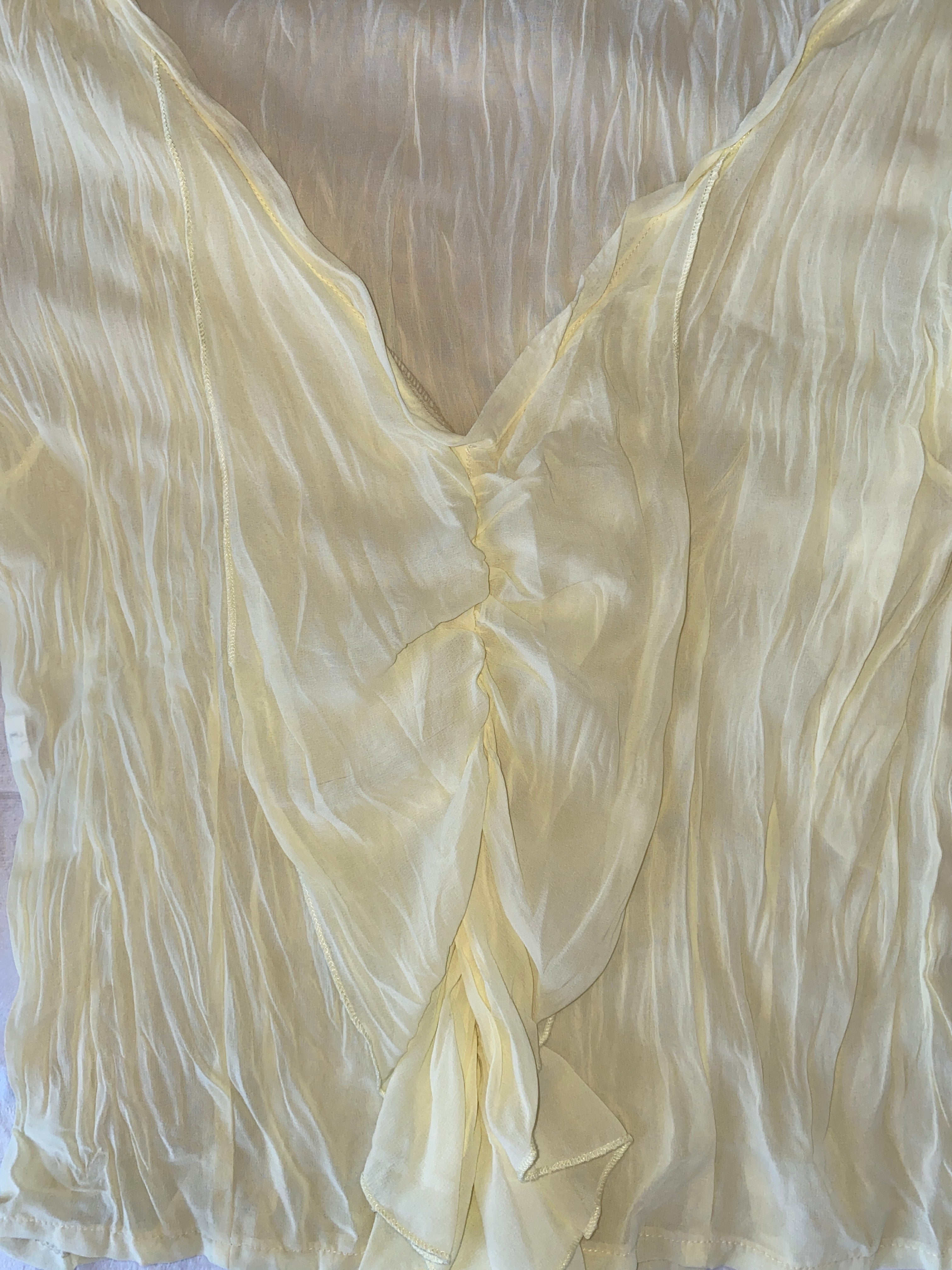 Vintage yellow fairy blouse