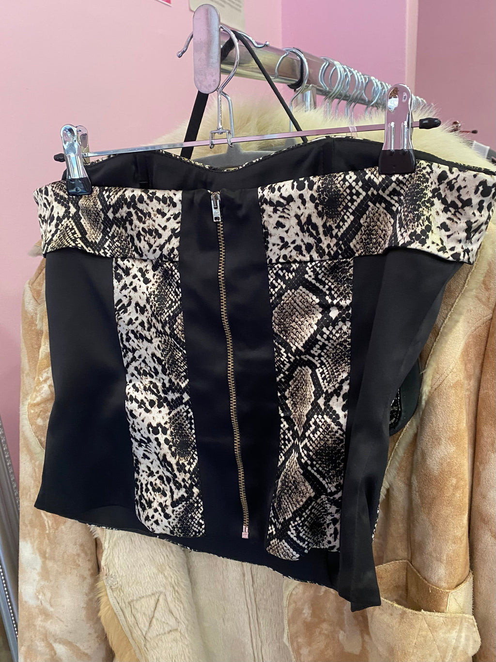 Snake corset top