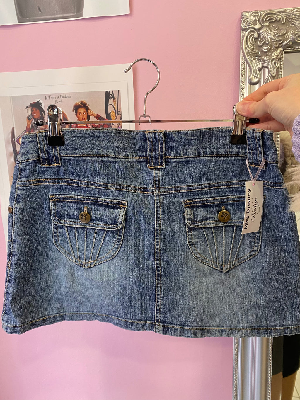 Lolita denim mini skirt