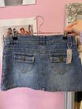 Lolita denim mini skirt