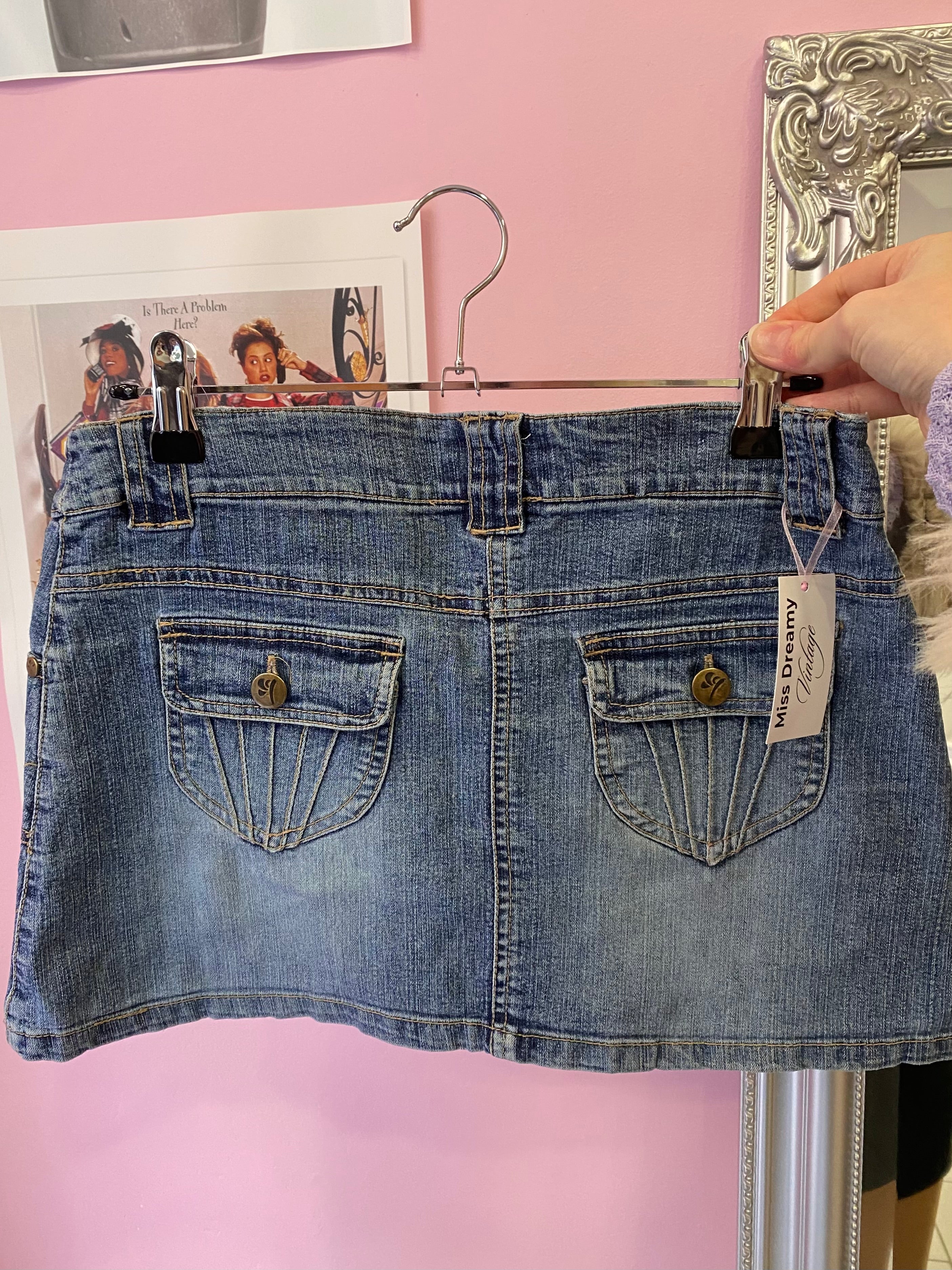 Lolita denim mini skirt