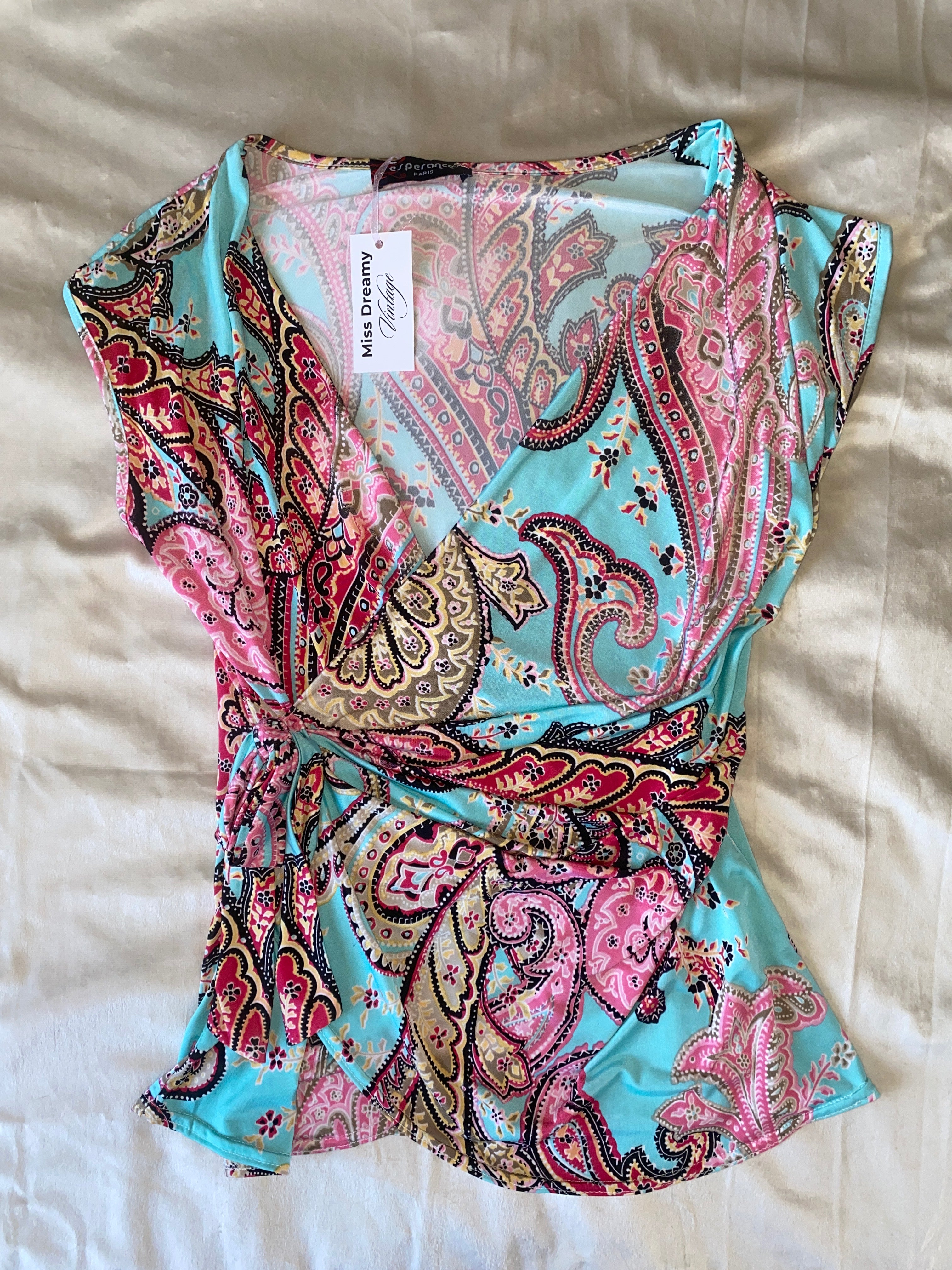 2000s Mirage wrap top