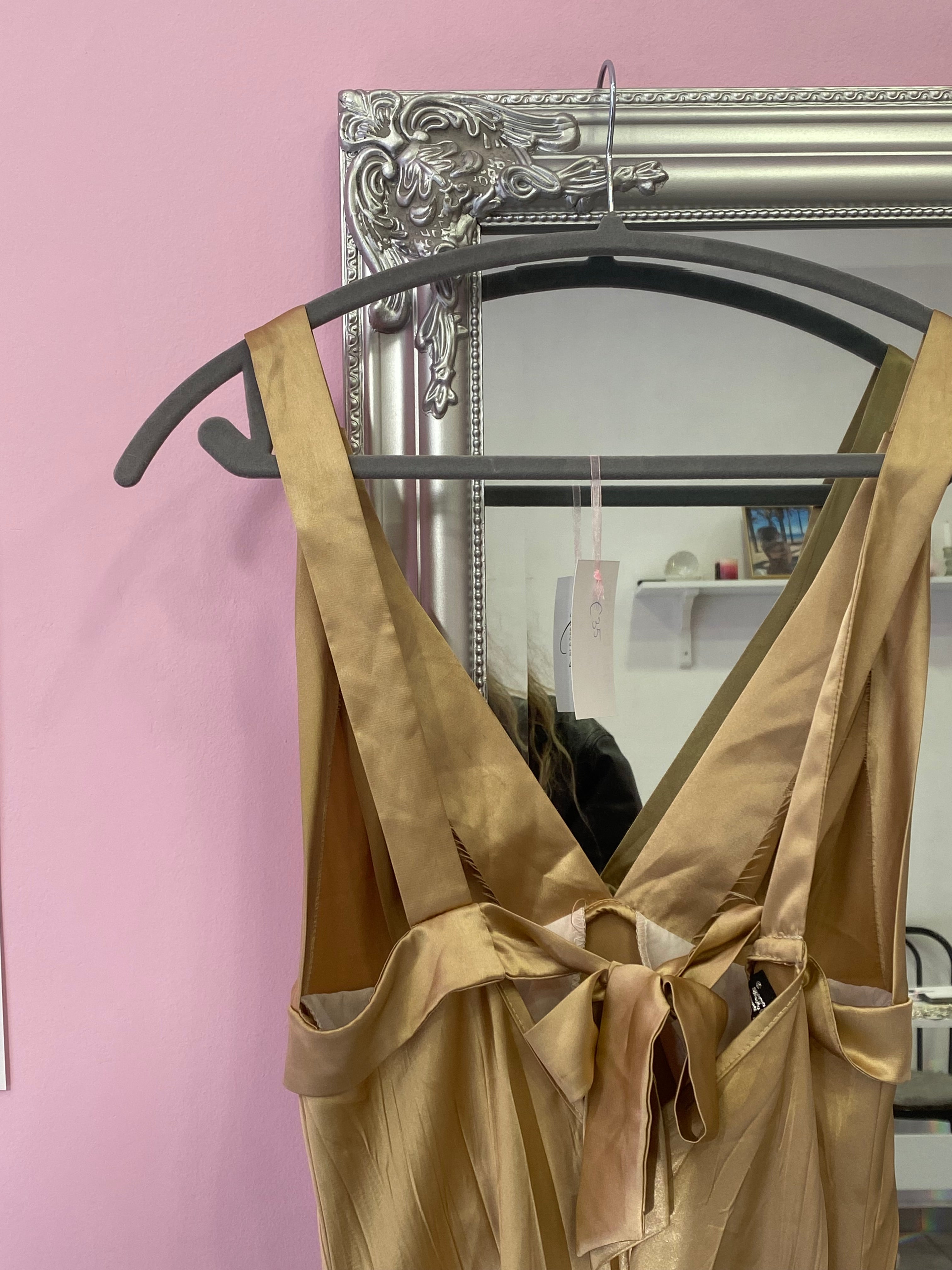 Golden princess dress