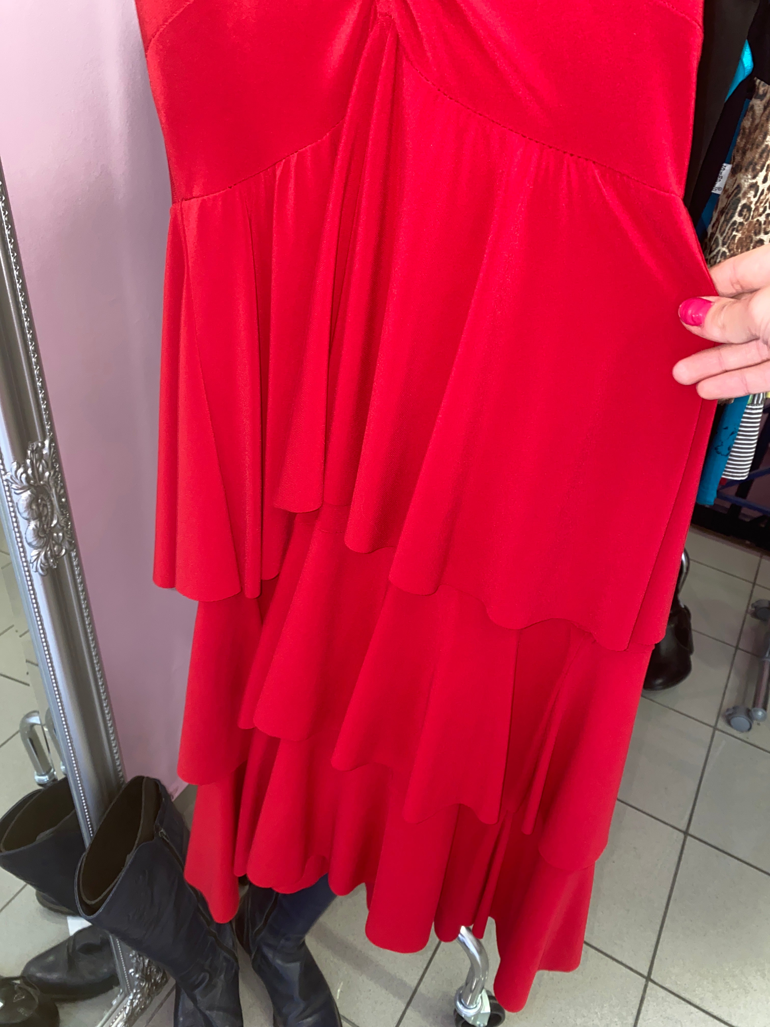 Red passionate dress