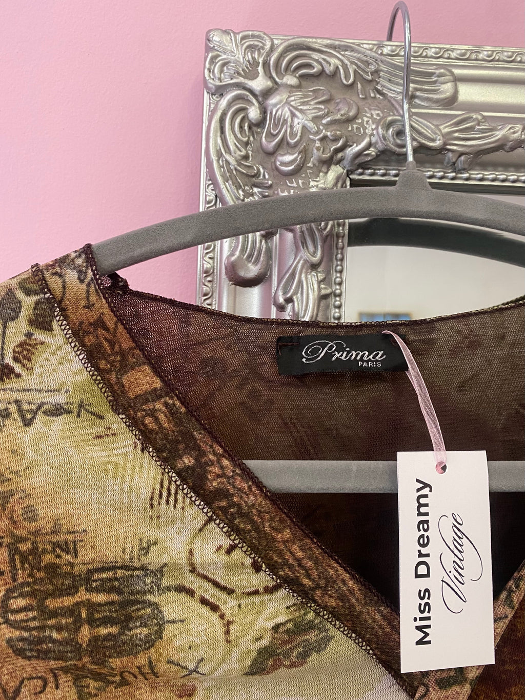 Earthy tone long sleeve top