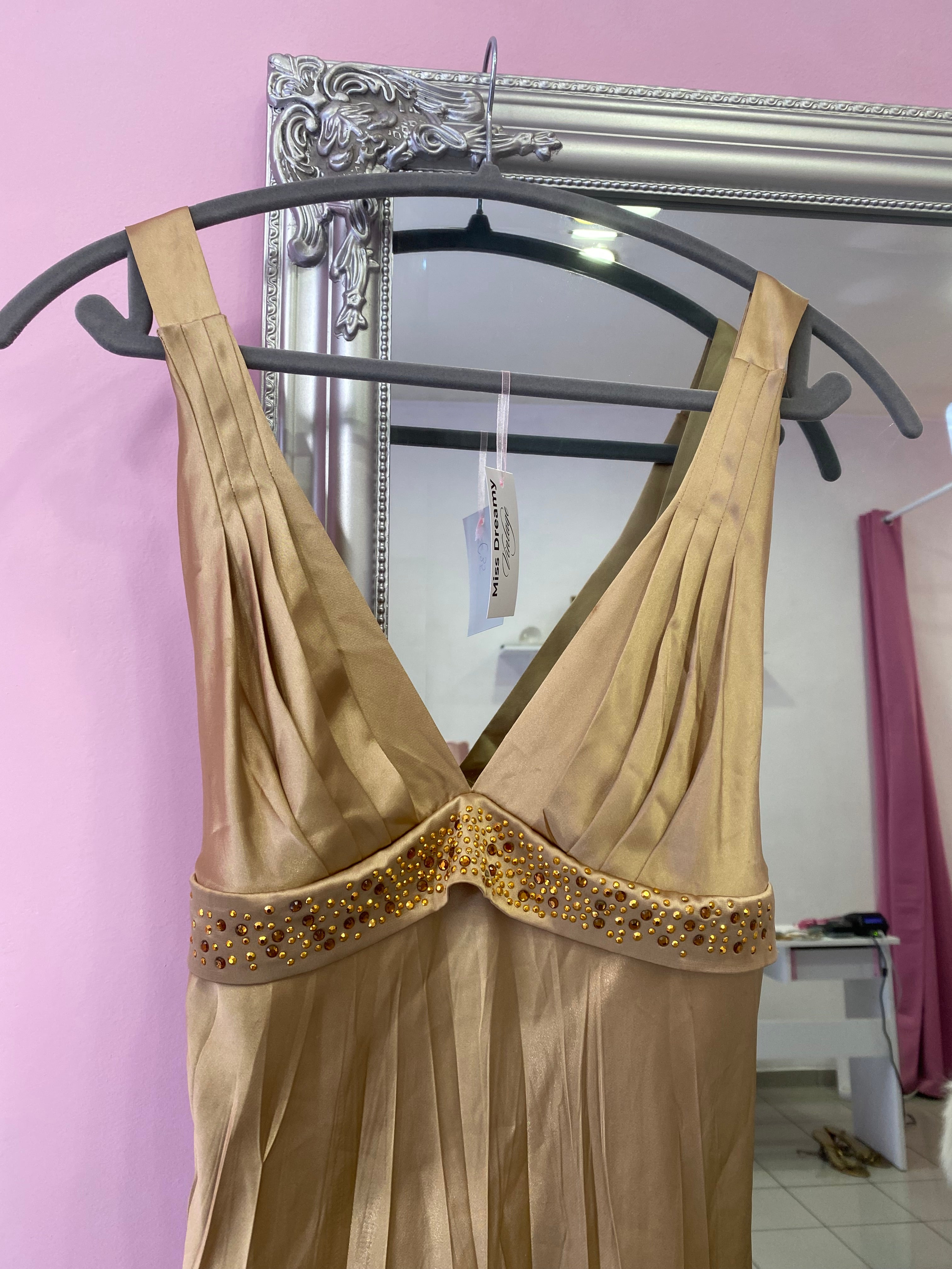 Golden princess dress