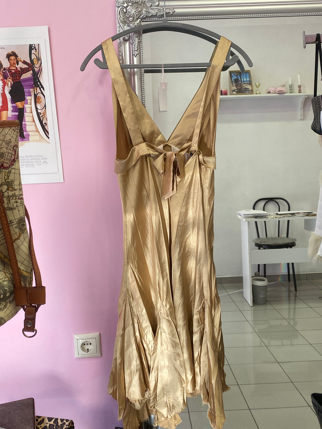 Golden princess dress