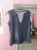 Vintage tank top sparkly