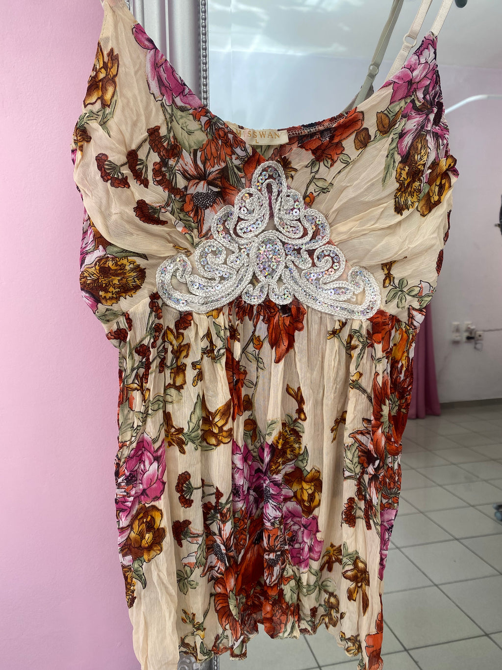 Floral summer cami top