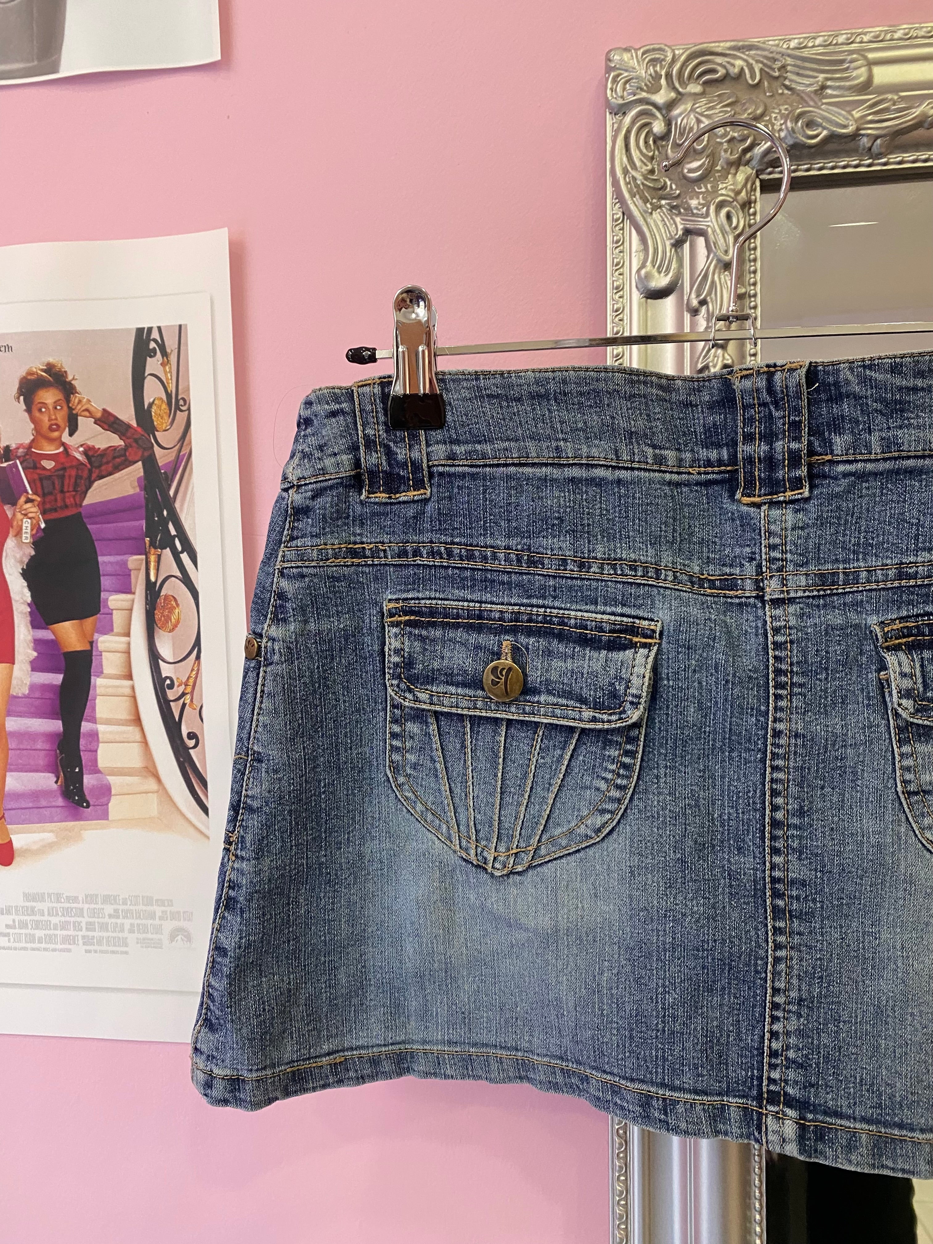 Lolita denim mini skirt