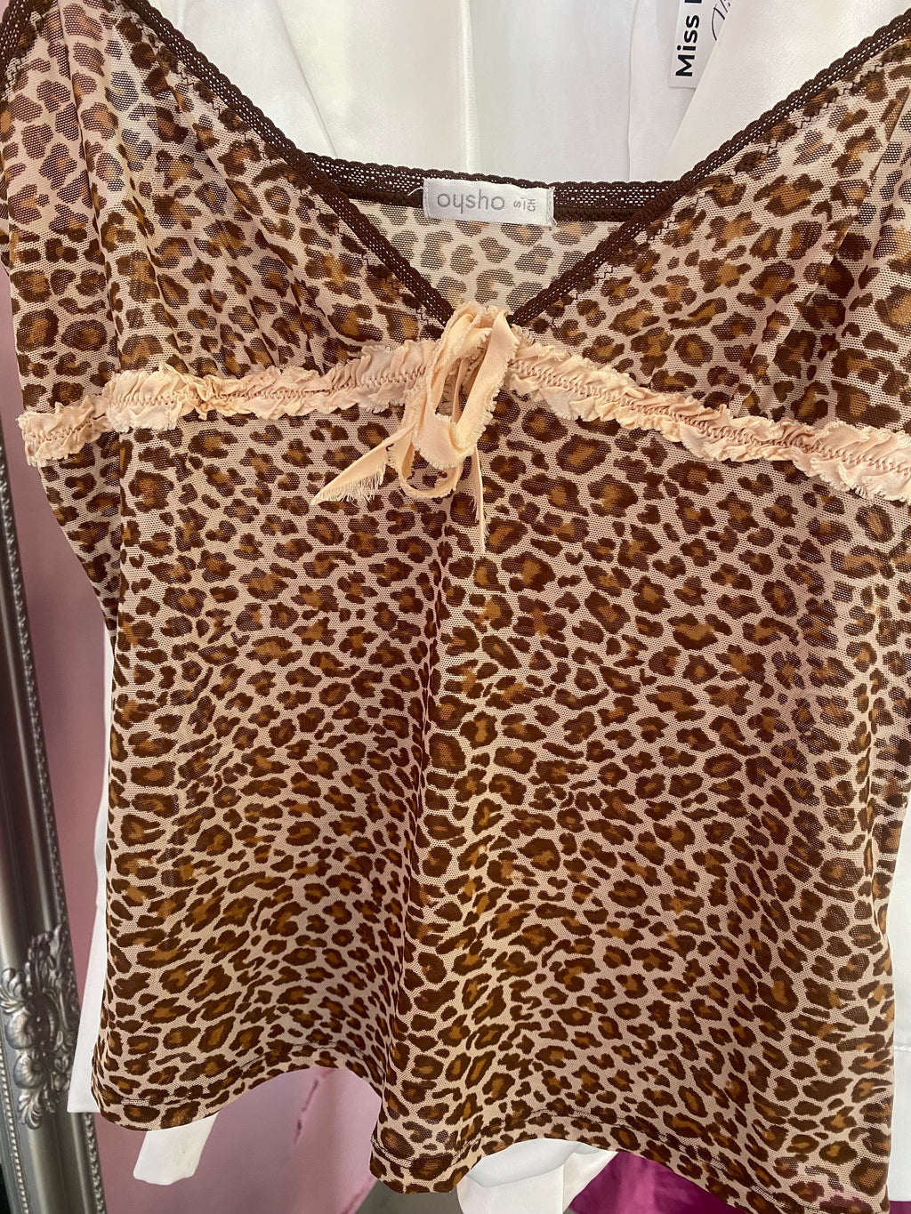 Leopard cami top