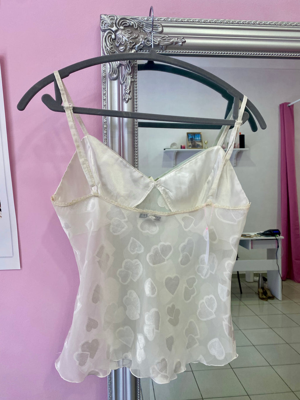 White dreamy cami top