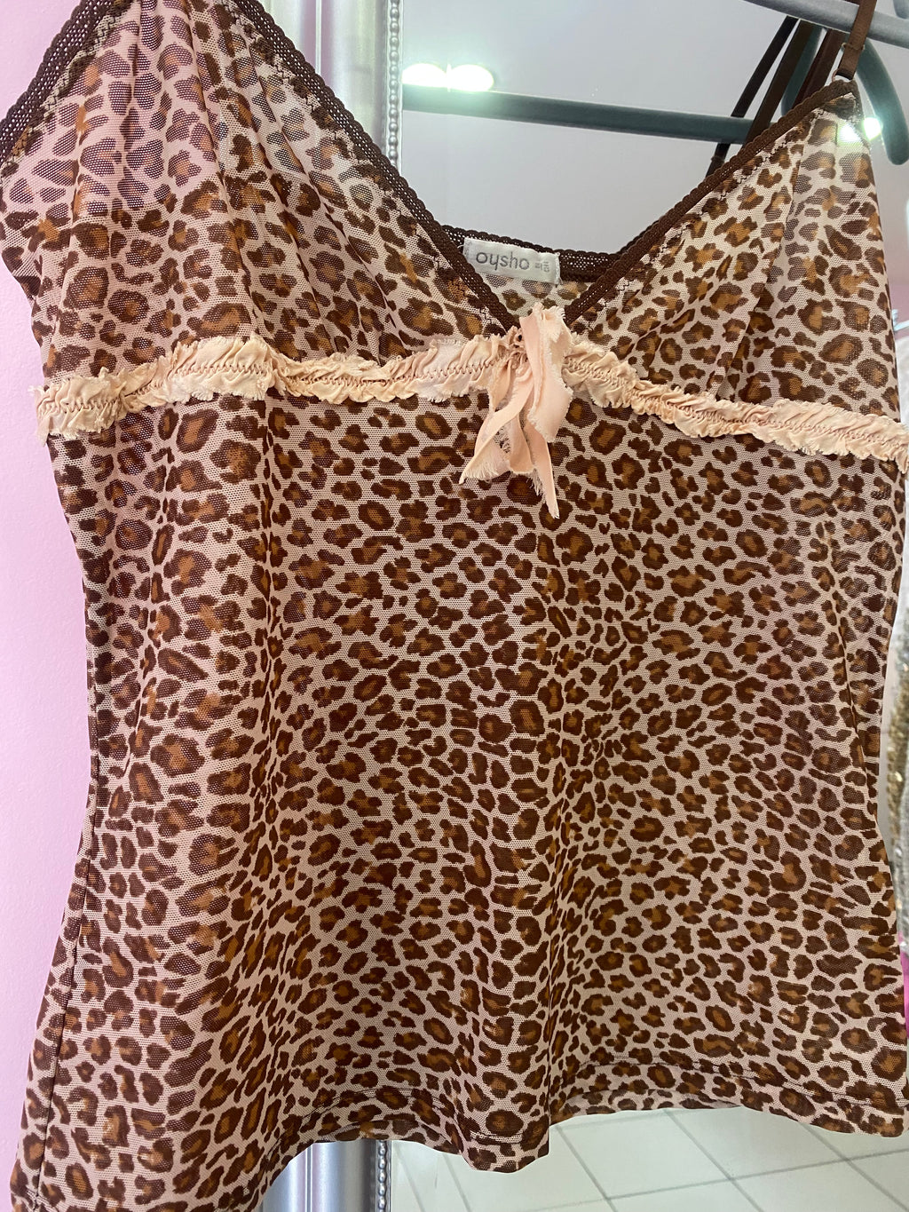 Leopard cami top