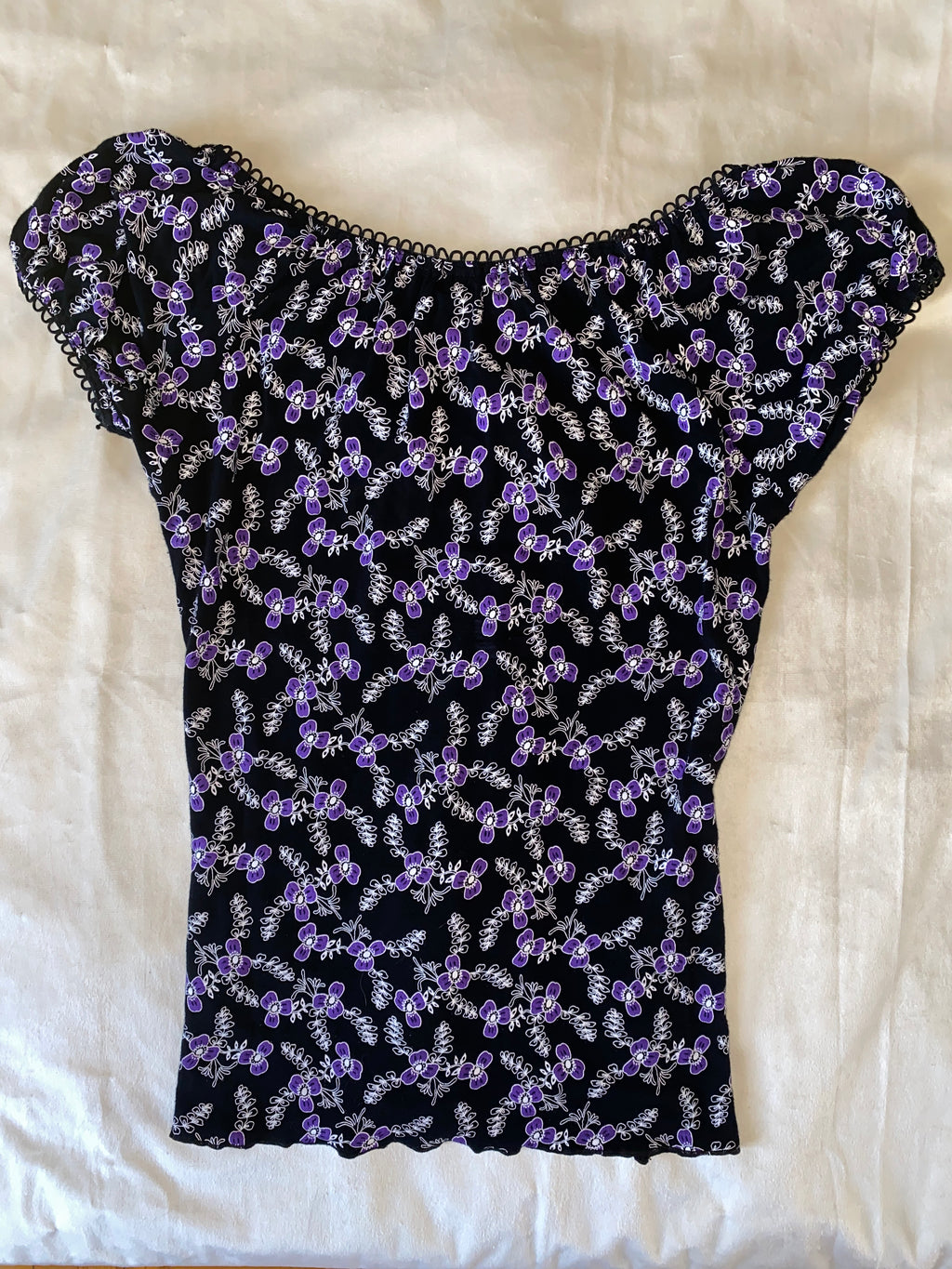2000s Wisteria Bloom Top