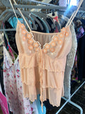 Vintage rare ruffle cami top