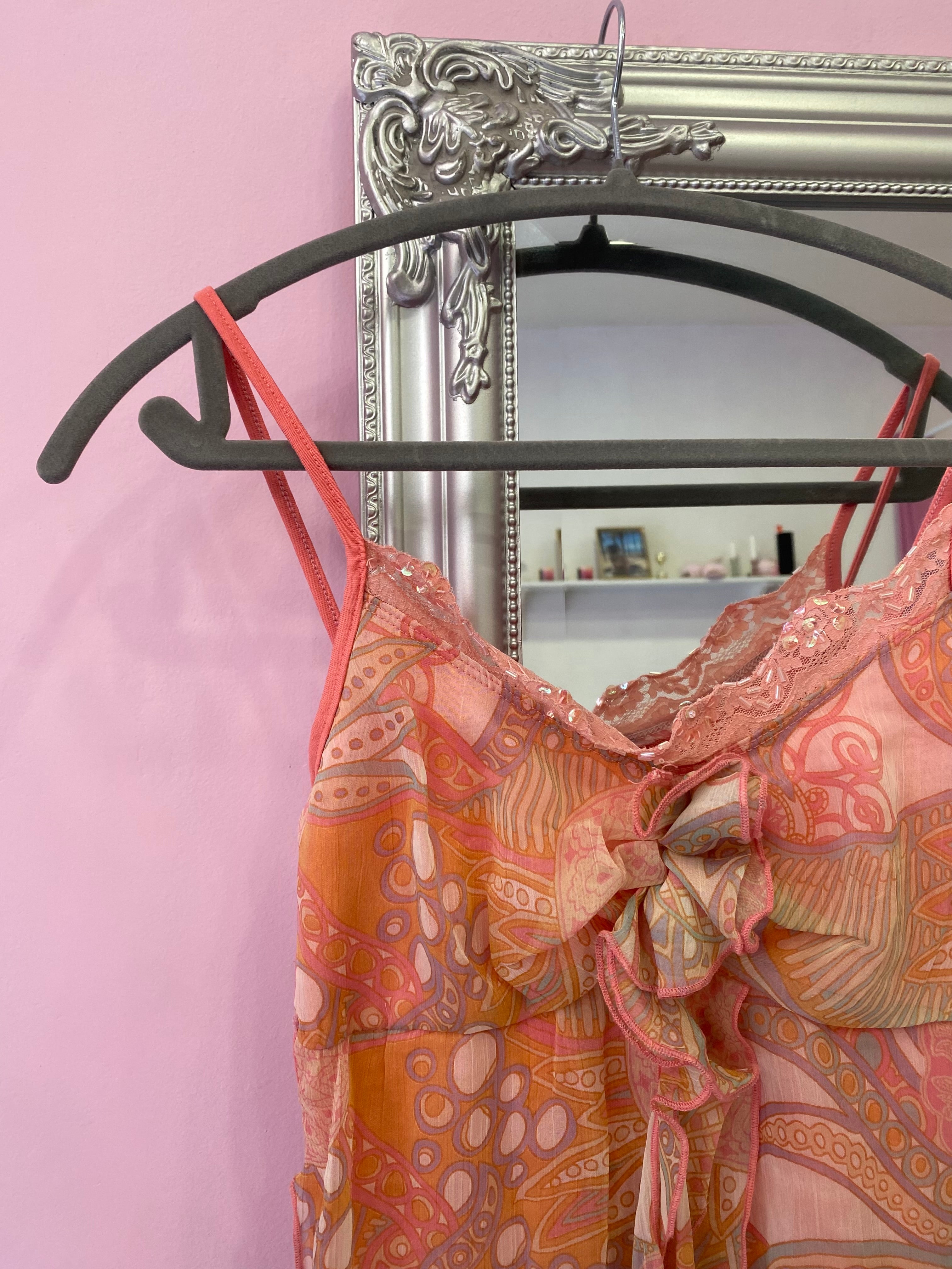 Fairy coral cami top