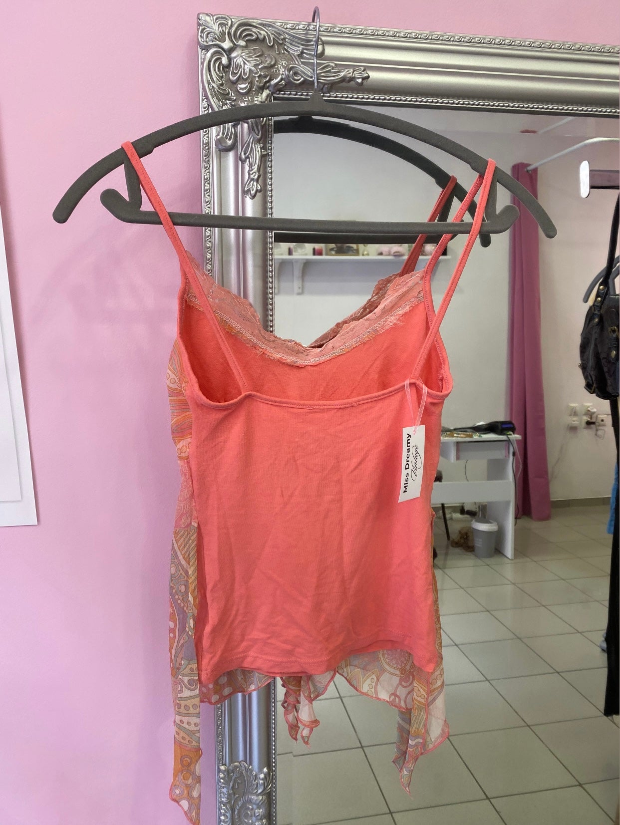 Fairy coral cami top