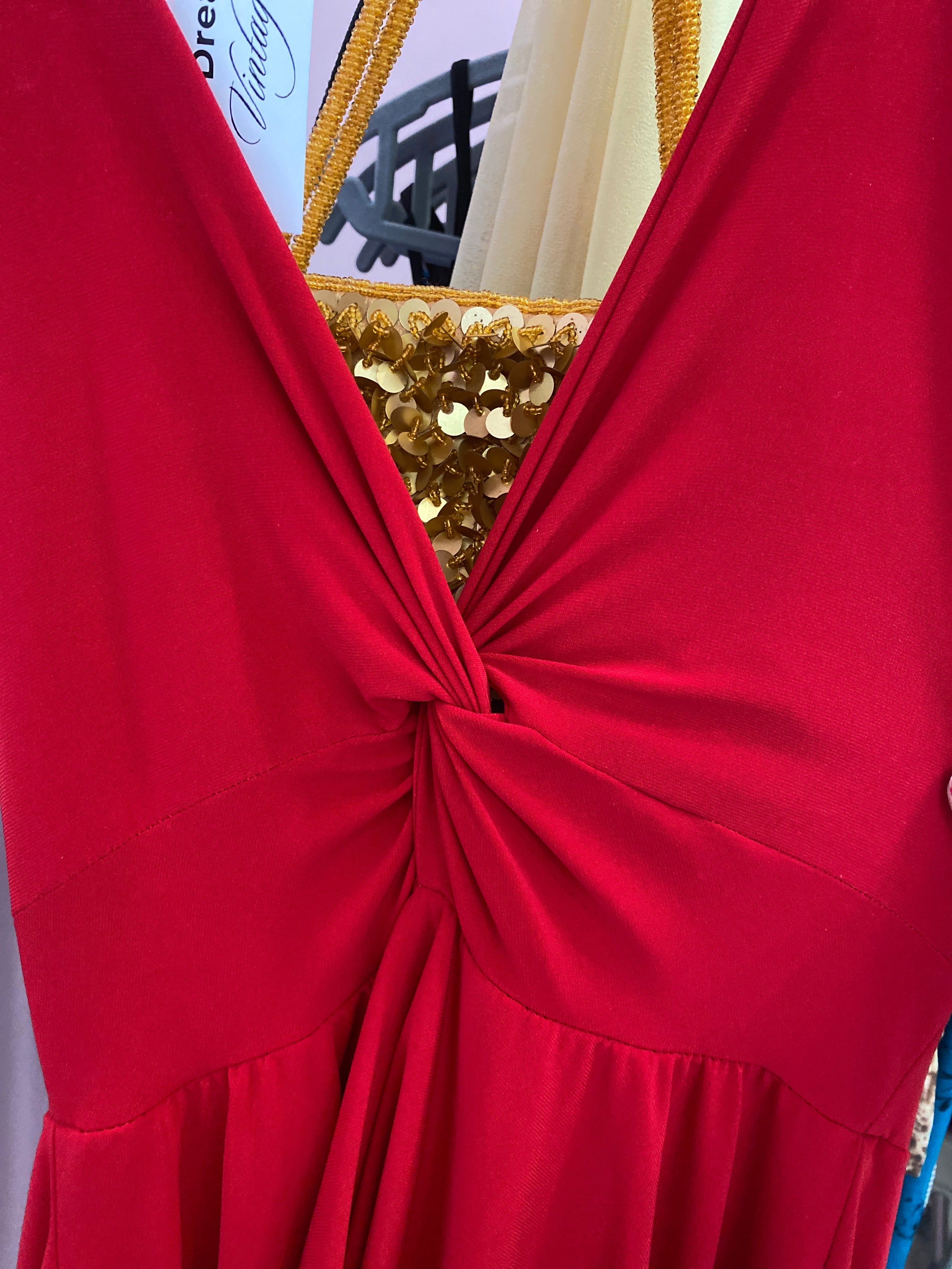 Red passionate dress