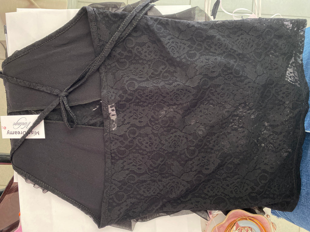 Ruffle lace top